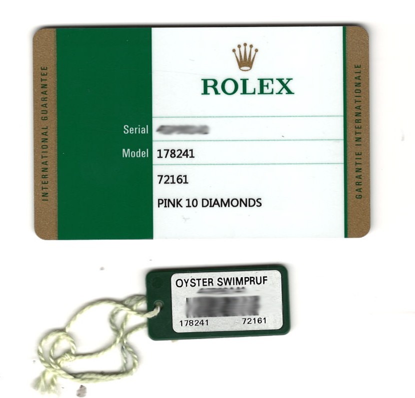 Rolex Datejust 18k Rose Gold/Steel Pink Diamond Dial 31mm Watch +Card '16 178241