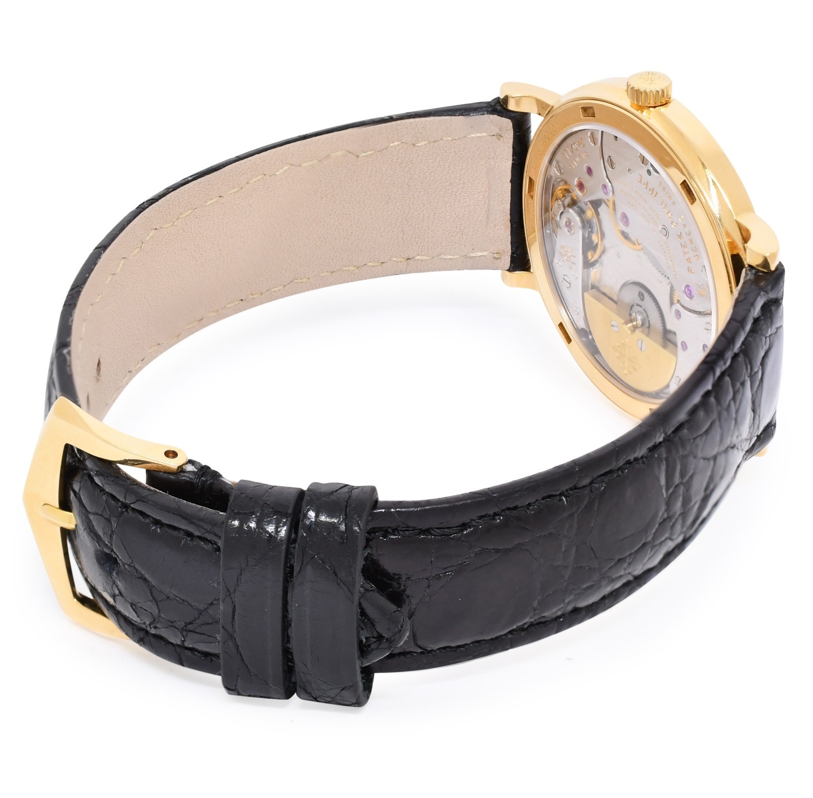 Patek Philippe Calatrava 5120 18k Yellow Gold 35mm Automatic Watch +Papers 5120J