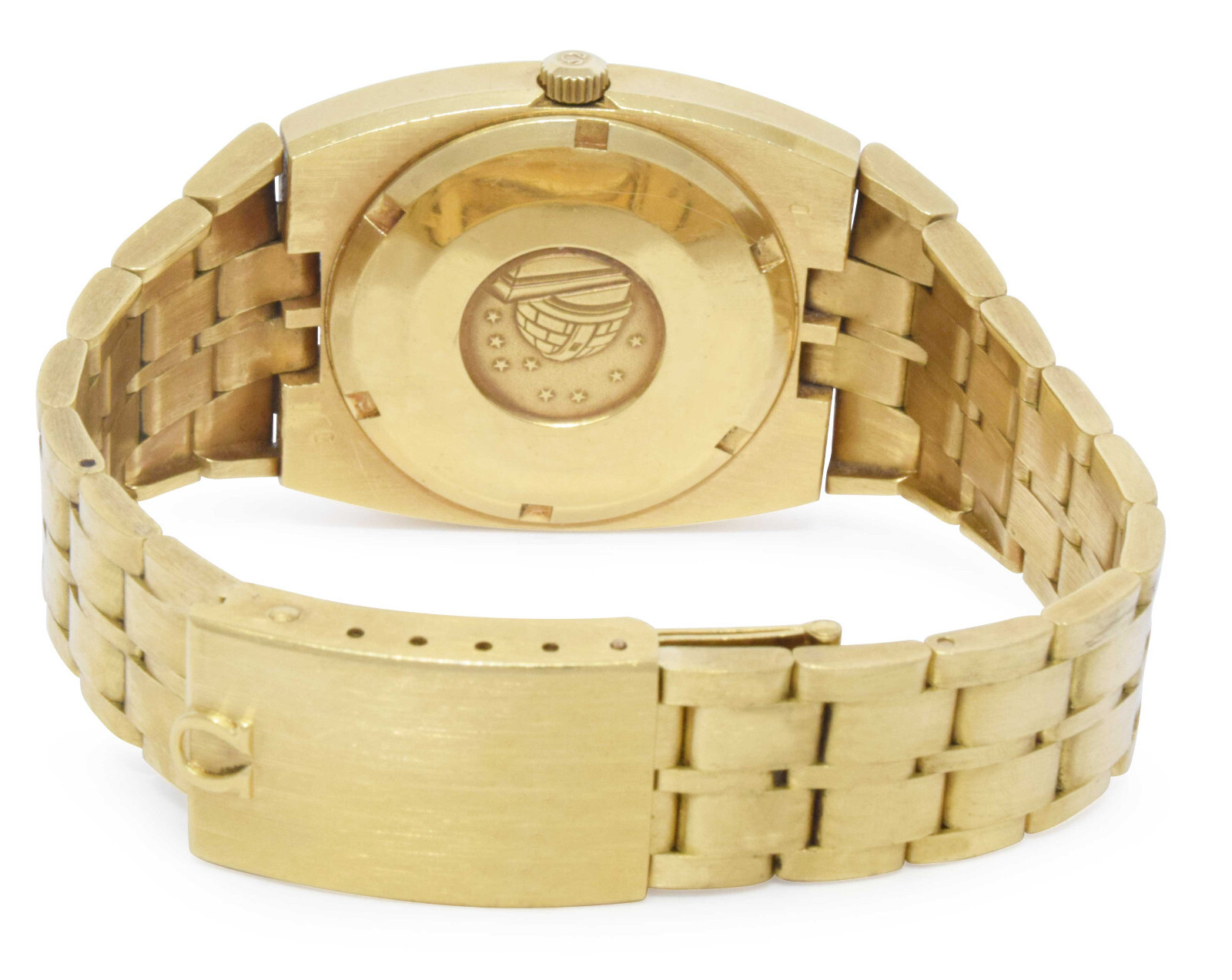 Omega Constellation Day-Date 18k Yellow Gold Mens 36mm Automatic Watch 168.045