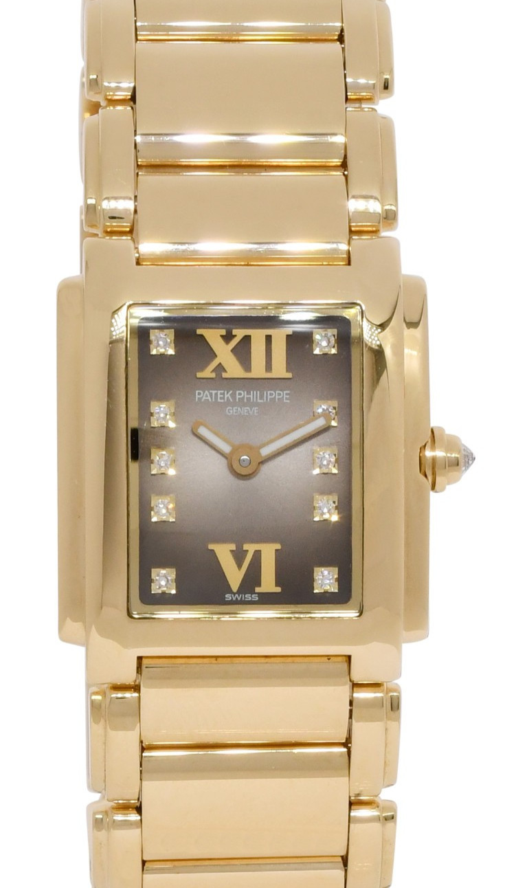 Patek Philippe Twenty~4 Yellow Gold & Diamond Dial Ladies Watch 24 4907/1J Patek Philippe Twenty~4 Yellow Gold & Diamond Dial Ladies Watch 24 4907/1J