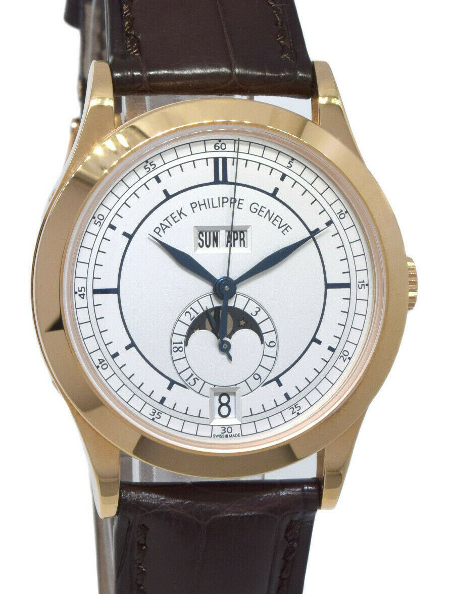 Patek Philippe Annual Calendar 18k RG Silver Sector Dial Box/Papers 5396R-001 Patek Philippe Annual Calendar 18k RG Silver Sector Dial Box/Papers 5396R-001