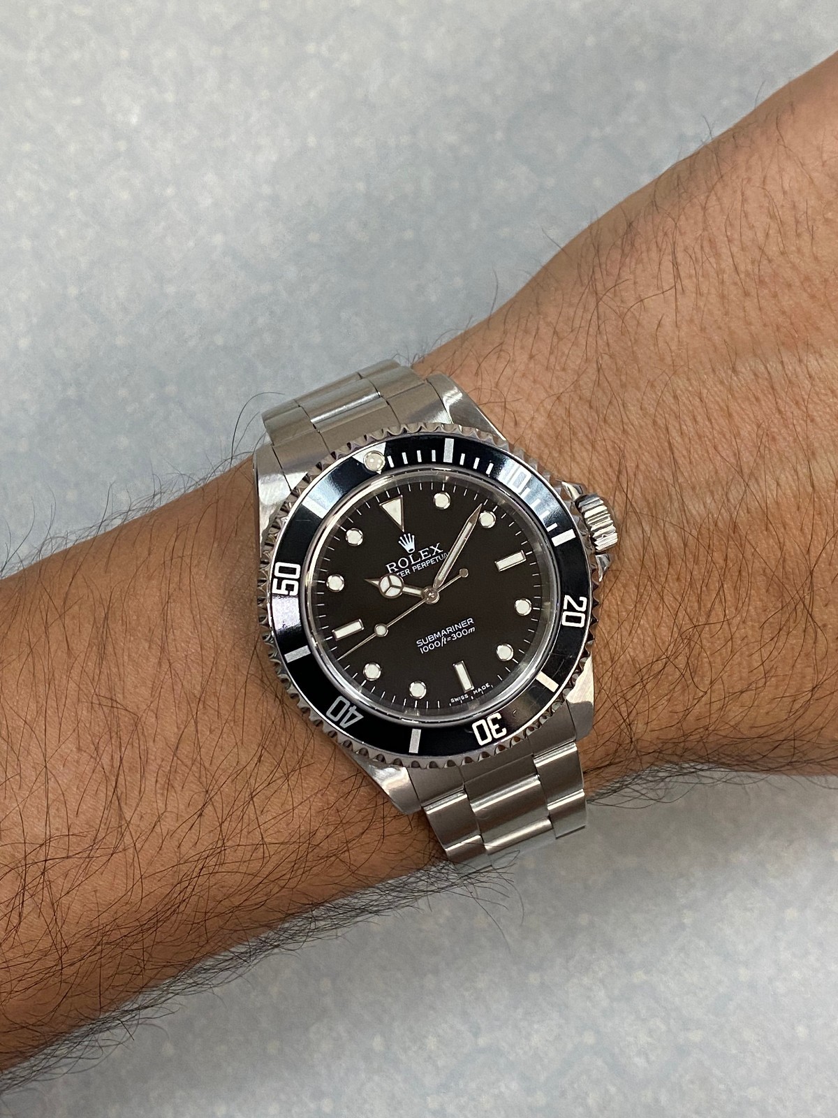 Rolex Submariner No Date Steel Black Dial Oyster Mens 40mm Watch F 14060 Rolex Submariner No Date Steel Black Dial Oyster Mens 40mm Watch F 14060