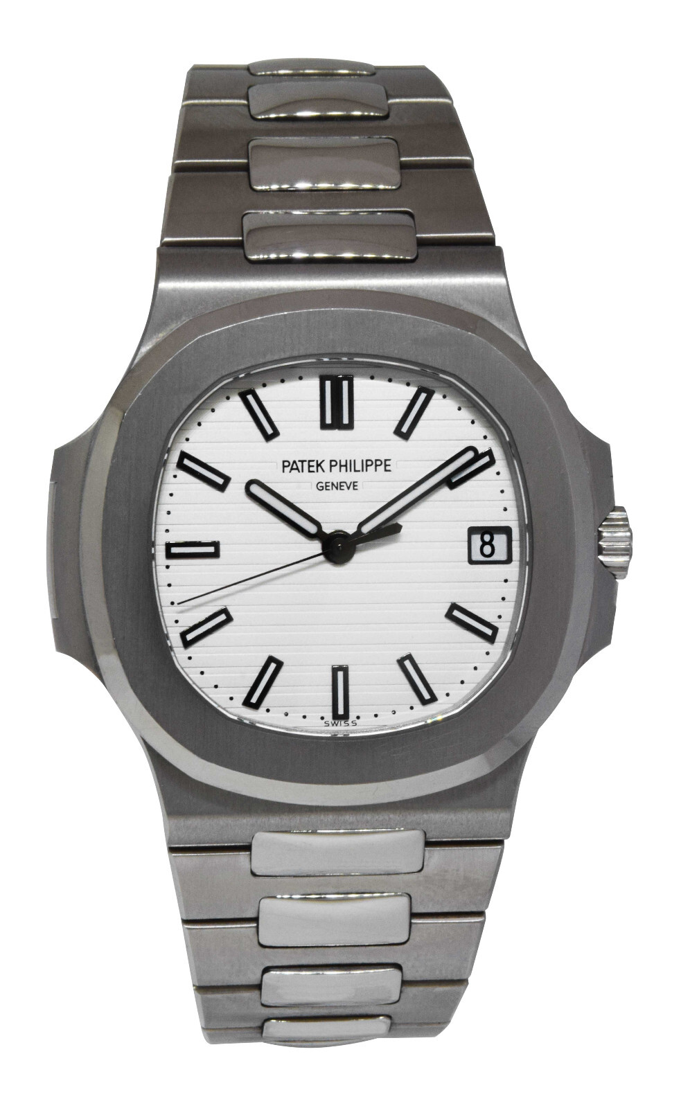 Patek Philippe Nautilus 5711 Steel Silver Dial Mens Watch B/P '16 5711/1A