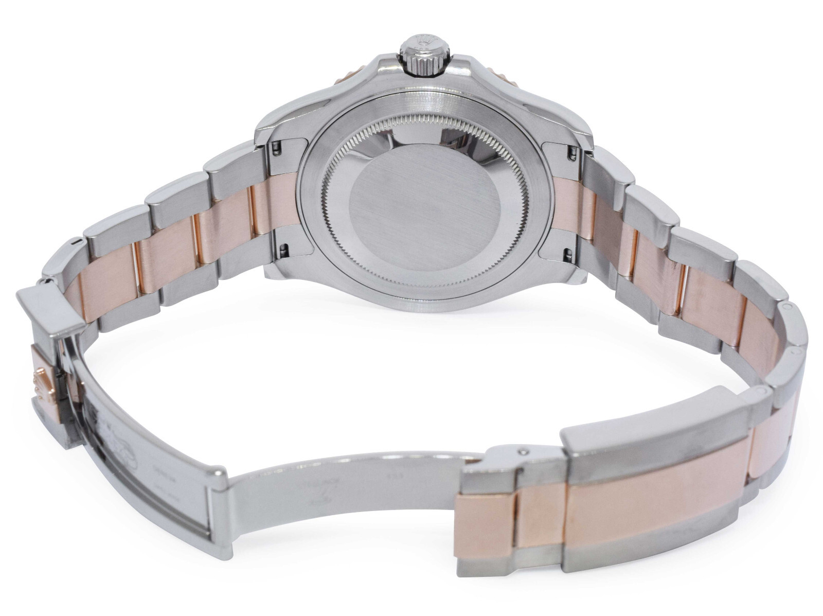 Rolex Yacht-Master 18k Rose Gold/Steel Chocolate Dial 40mm Watch B/P '18 116621