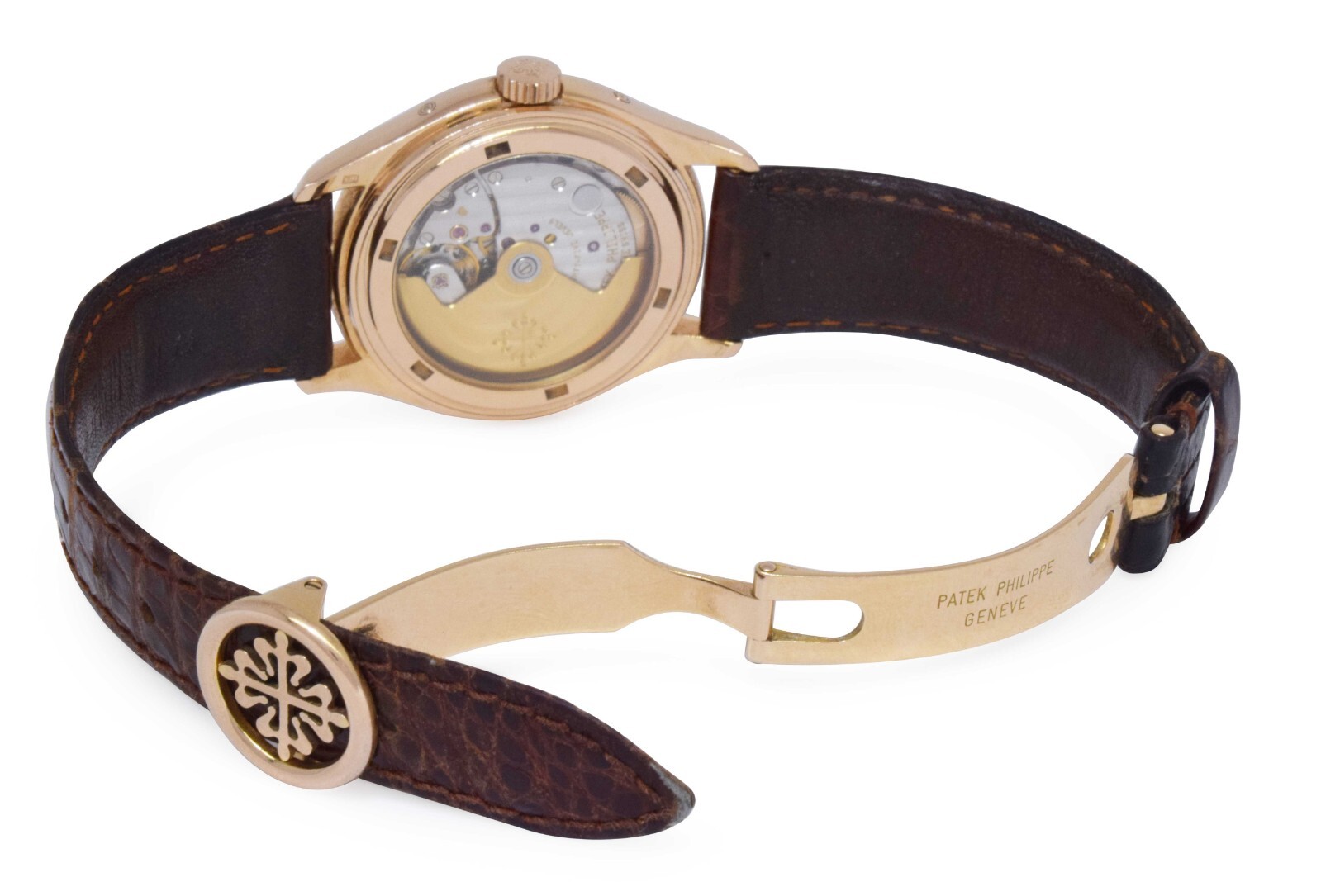 Patek Philippe Annual Calendar 5035 18k Rose Gold Mens 37mm Watch 5035R