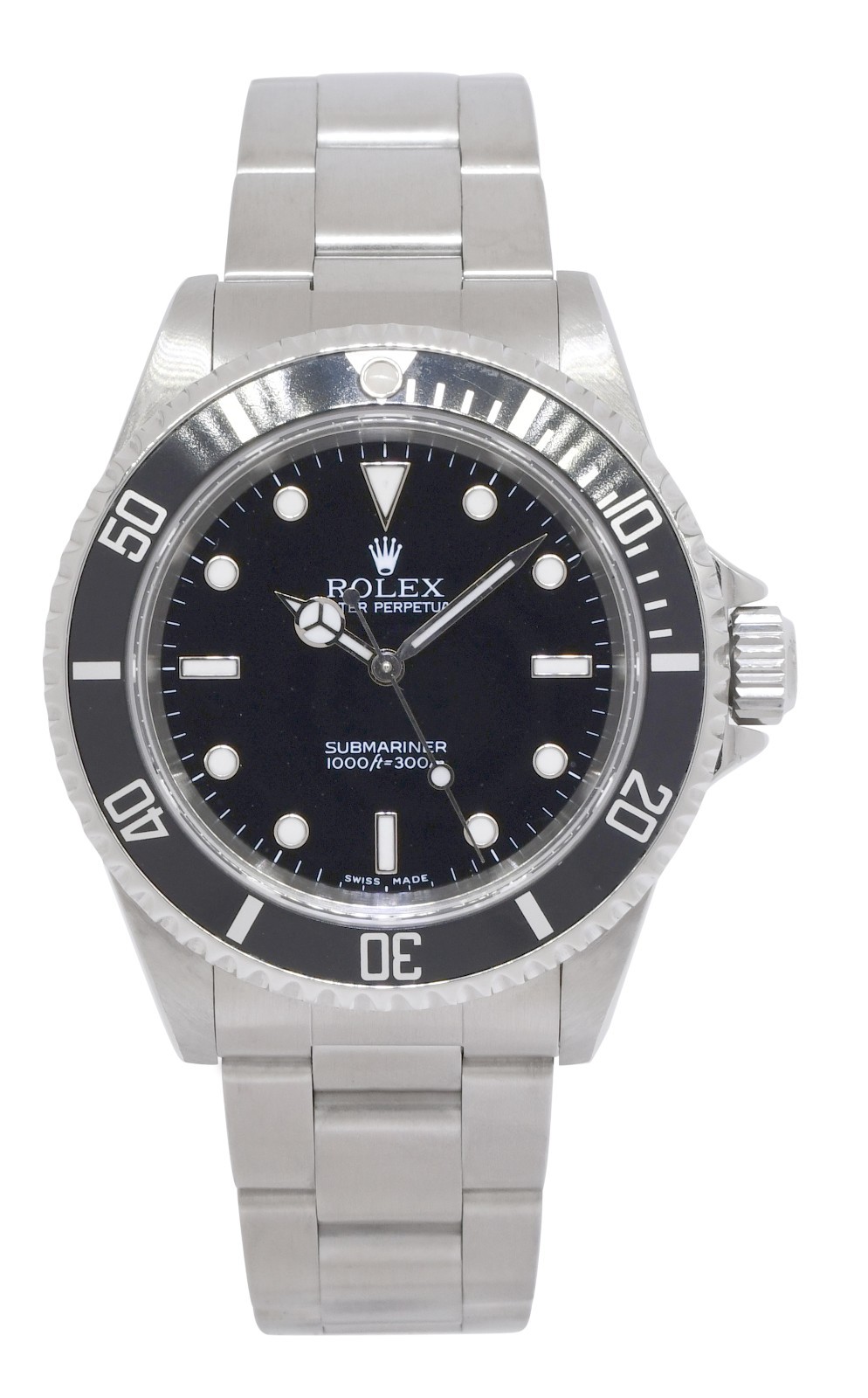 Rolex Submariner No Date Steel Black Dial Oyster Mens 40mm Watch F 14060 Rolex Submariner No Date Steel Black Dial Oyster Mens 40mm Watch F 14060