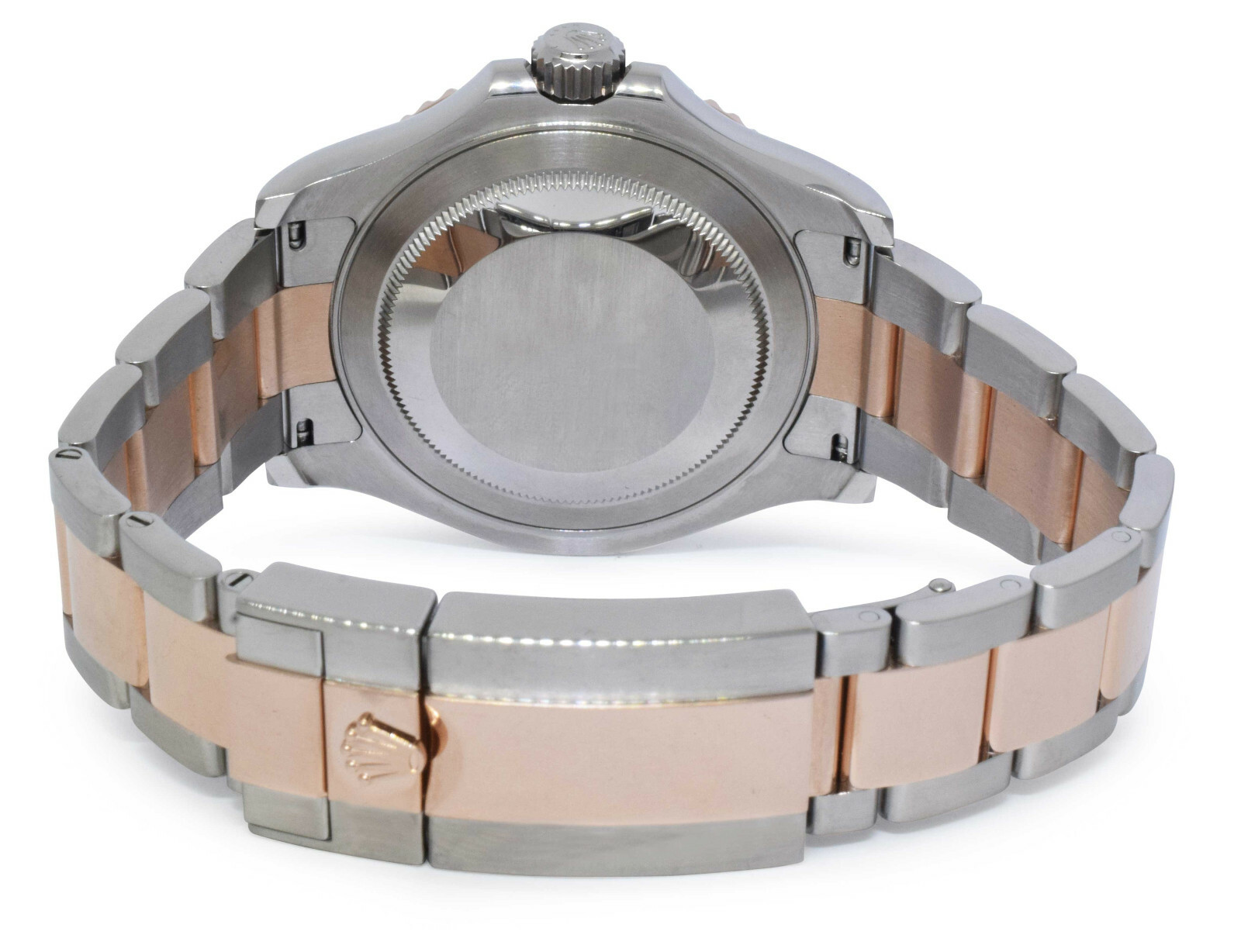 Rolex Yacht-Master 18k Rose Gold/Steel Black Dial Mens 40mm Watch  116621