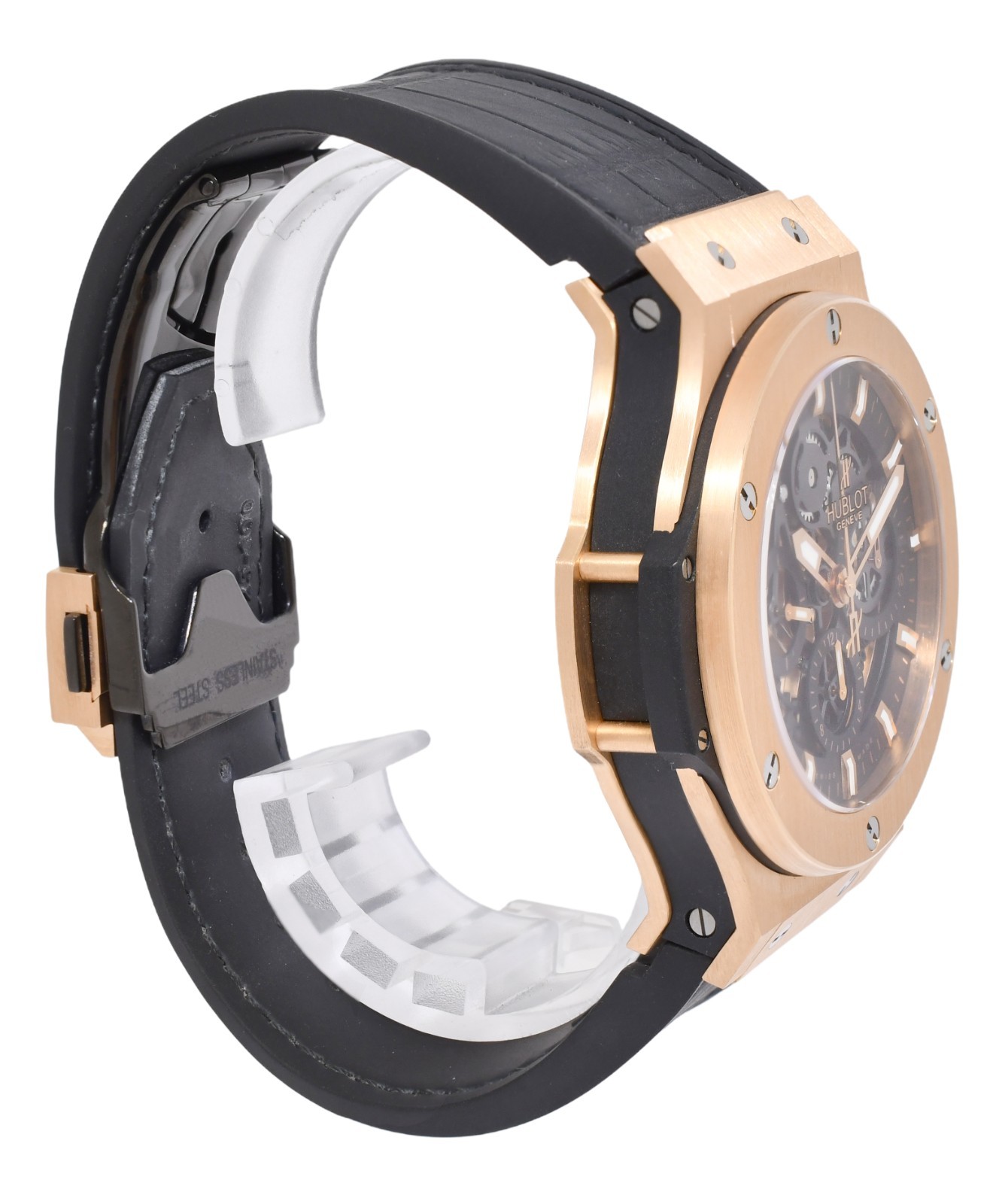 Hublot Big Bang Aero Bang 18k Rose Gold Skeleton 44mm Watch B/P 311.PX.1180.GR Hublot Big Bang Aero Bang 18k Rose Gold Skeleton 44mm Watch B/P 311.PX.1180.GR