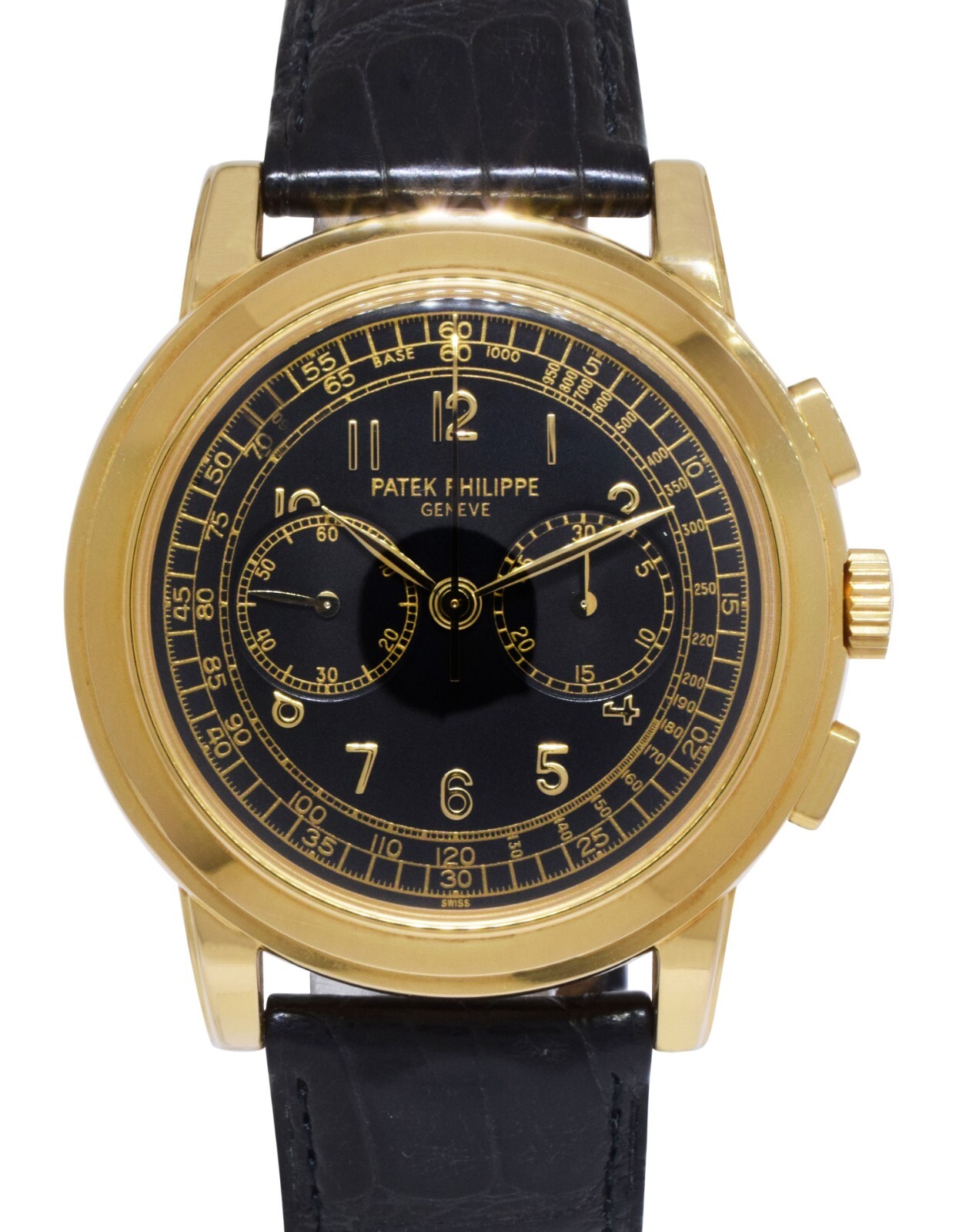 Patek Philippe Chronograph 5070 18k Yellow Gold Mens 42mm Watch B/P '  5070J