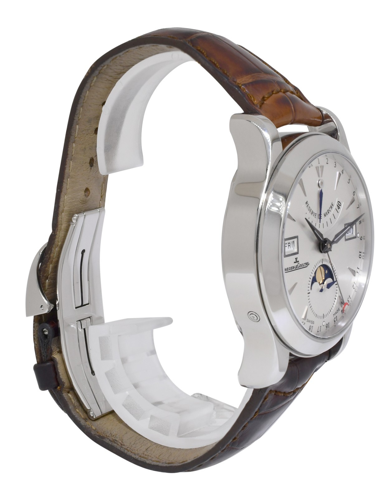 Jaeger LeCoultre Master Calendar Steel Mens 40mm Watch Q151842A 147.8.41.S