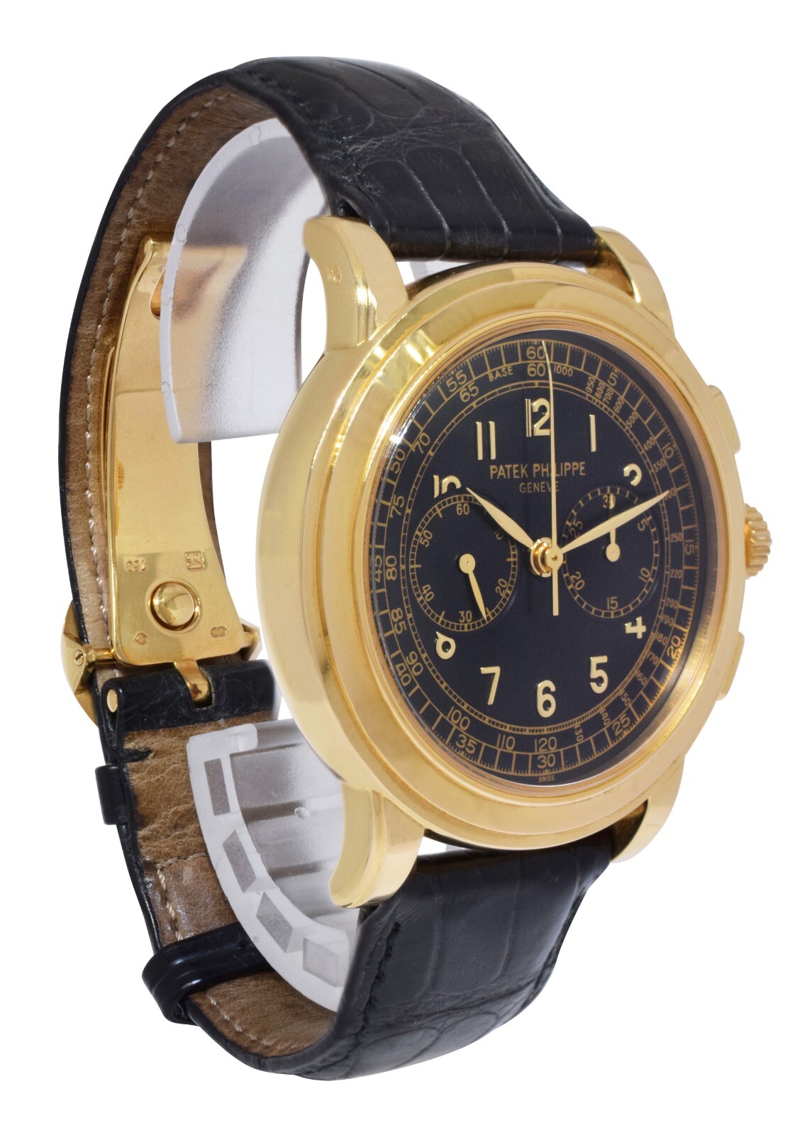 Patek Philippe Chronograph 5070 18k Yellow Gold Mens 42mm Watch B/P '  5070J