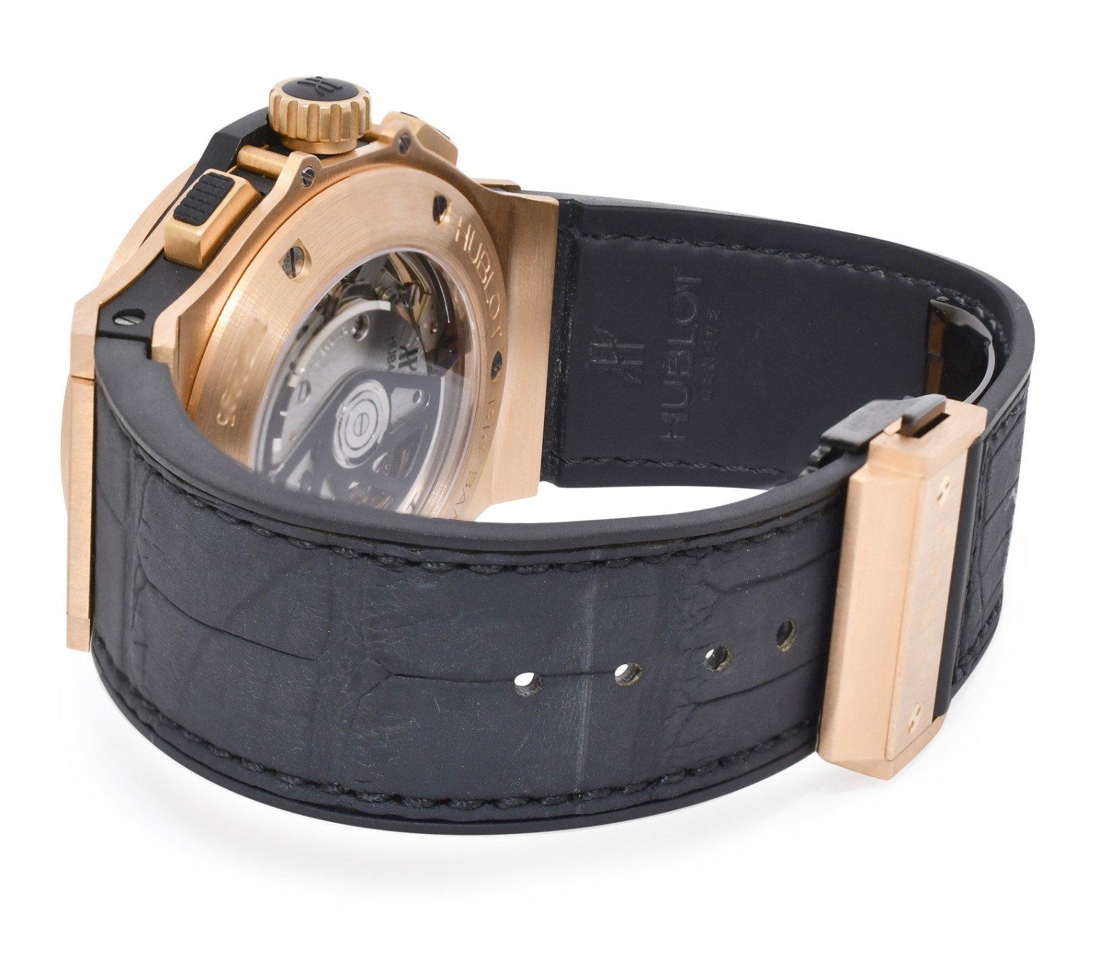 Hublot Big Bang Aero Bang 18k Rose Gold Skeleton 44mm Watch B/P 311.PX.1180.GR Hublot Big Bang Aero Bang 18k Rose Gold Skeleton 44mm Watch B/P 311.PX.1180.GR
