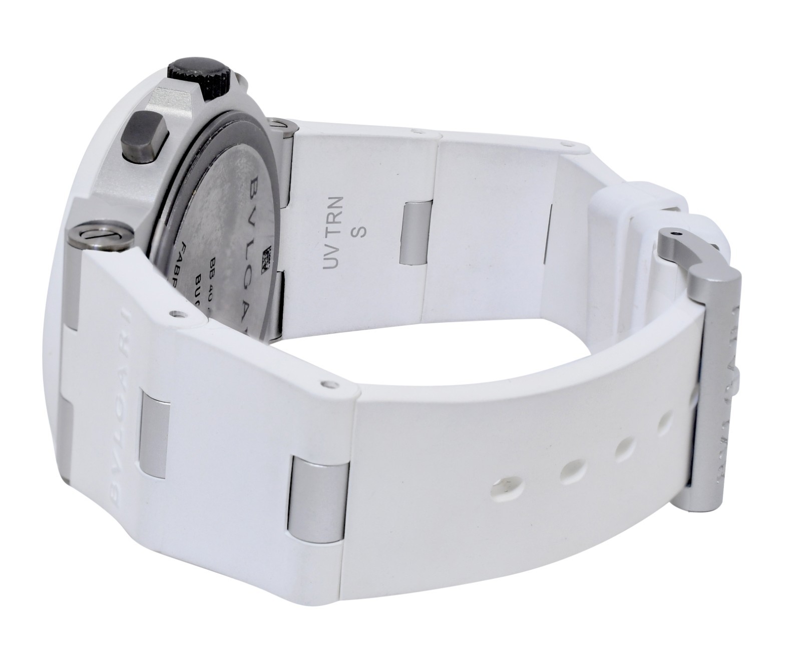 Bvlgari Bvlgari Chronograph Aluminum White 40mm Automatic Watch B/P '25 BB40ATCH