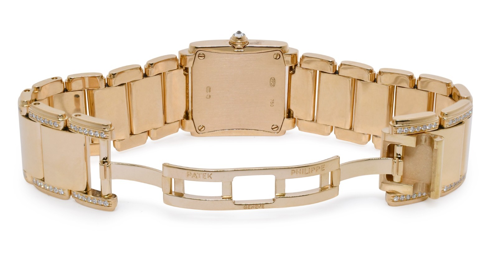 Patek Philippe Twenty-4 18k Rose Gold & Diamond Chocolate Ladies Watch 4908/30R