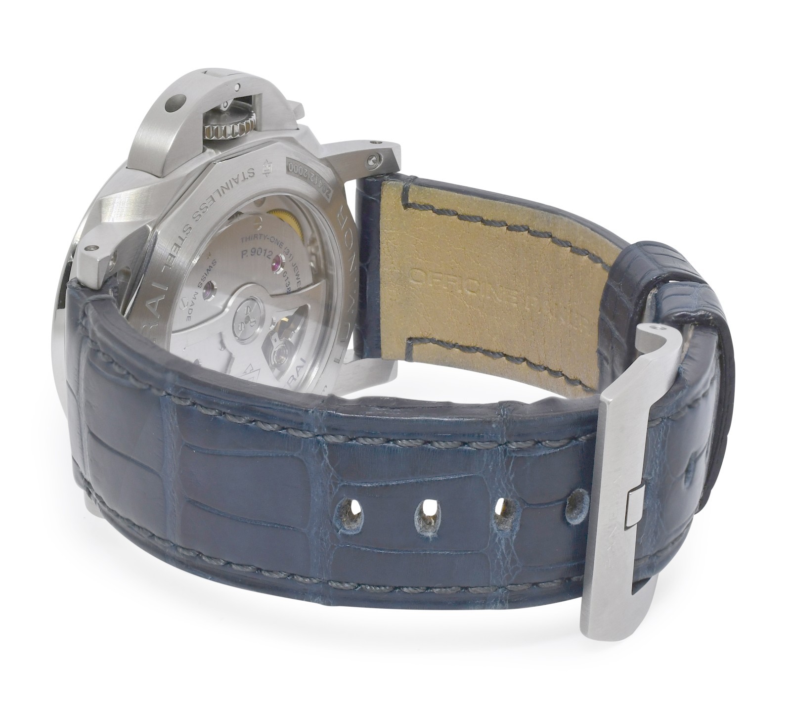 Panerai Luminor PAM 1361 BiTempo GMT Steel Blue Dial 44mm Watch PAM01361