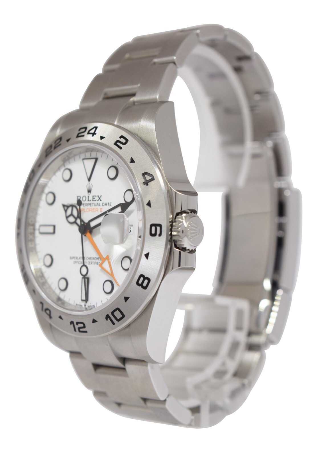 Rolex Explorer II GMT Steel Polar White Dial Mens 42mm Watch +Card '22 226570