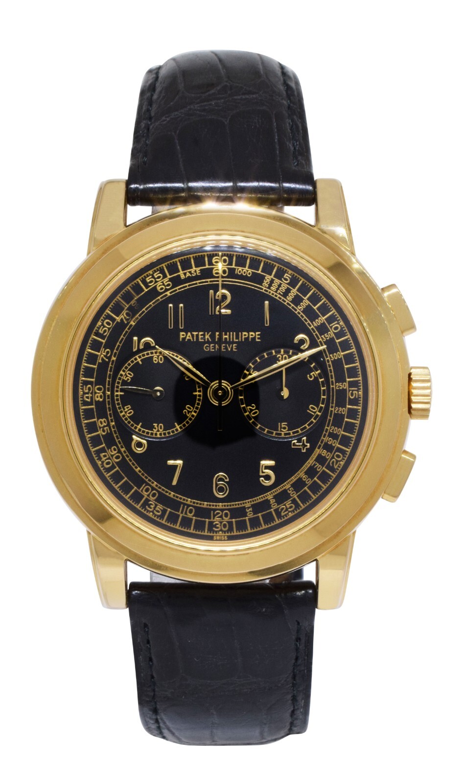 Patek Philippe Chronograph 5070 18k Yellow Gold Mens 42mm Watch B/P '  5070J