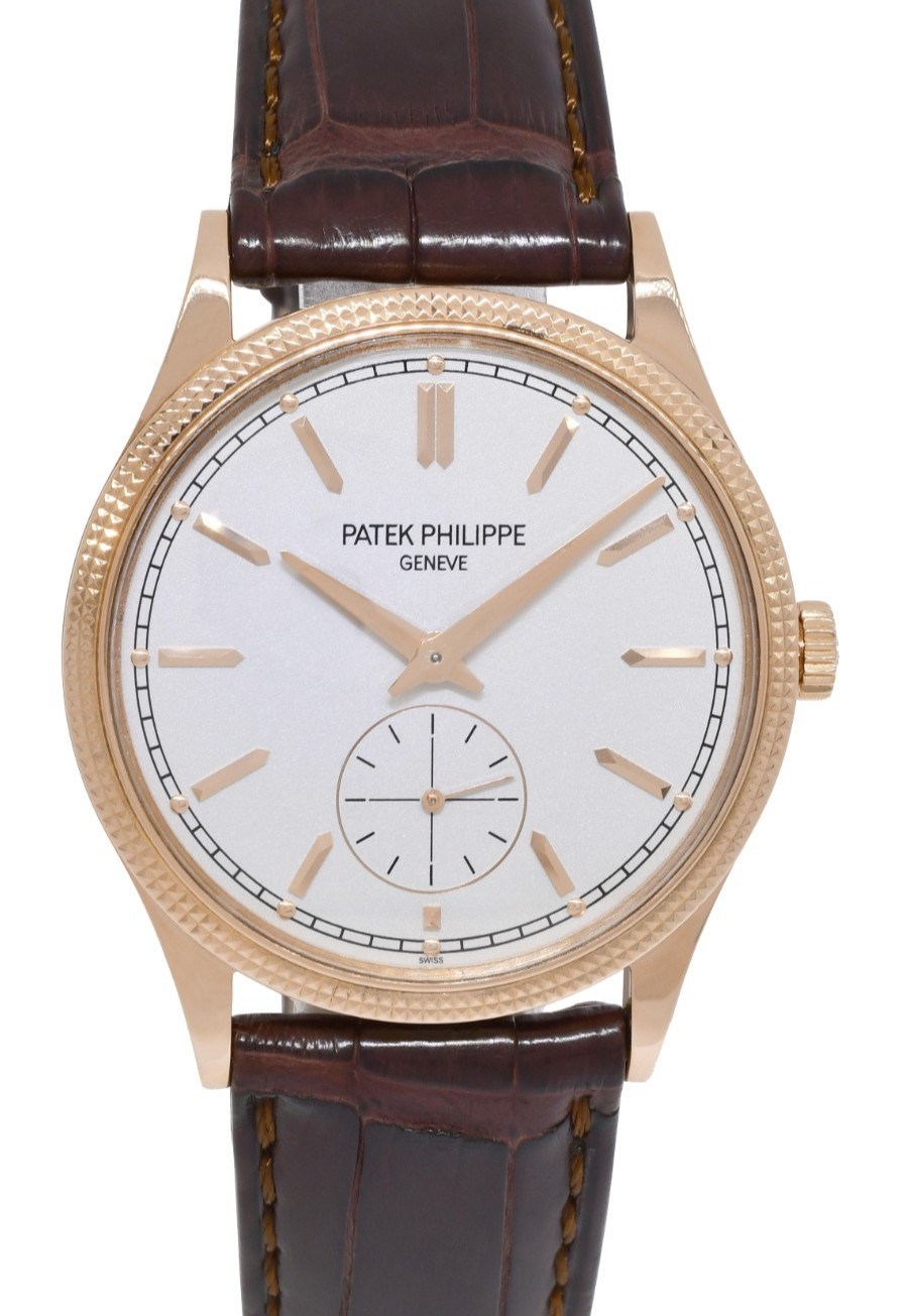 Patek Philippe Calatrava 6119 Rose Gold Silver Dial Mens 39mm Manual Watch 6119R Patek Philippe Calatrava 6119 Rose Gold Silver Dial Mens 39mm Manual Watch 6119R