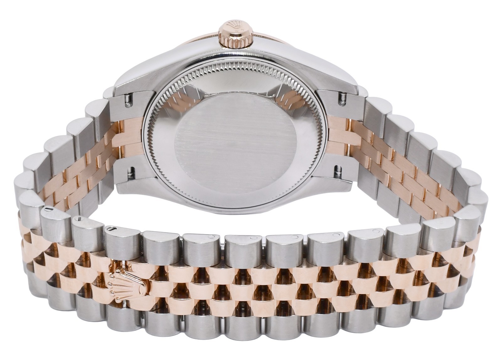Rolex Datejust 31 18k Rose Gold/Steel Slate Diamond VI Watch +Card '21 278271