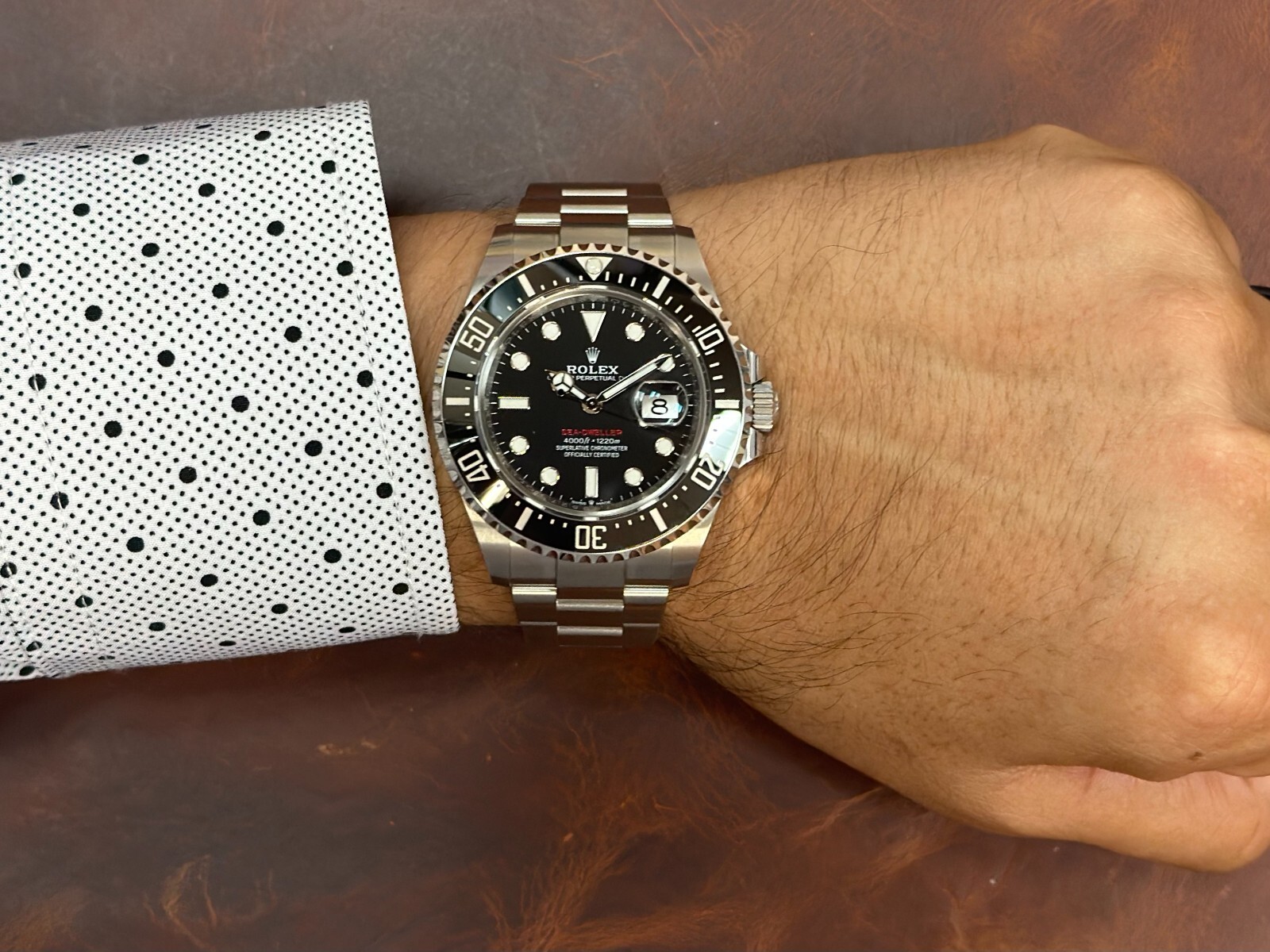 Rolex Red Sea-Dweller Steel/Ceramic Black Dial Mens 43mm NEW B/P '23 126600