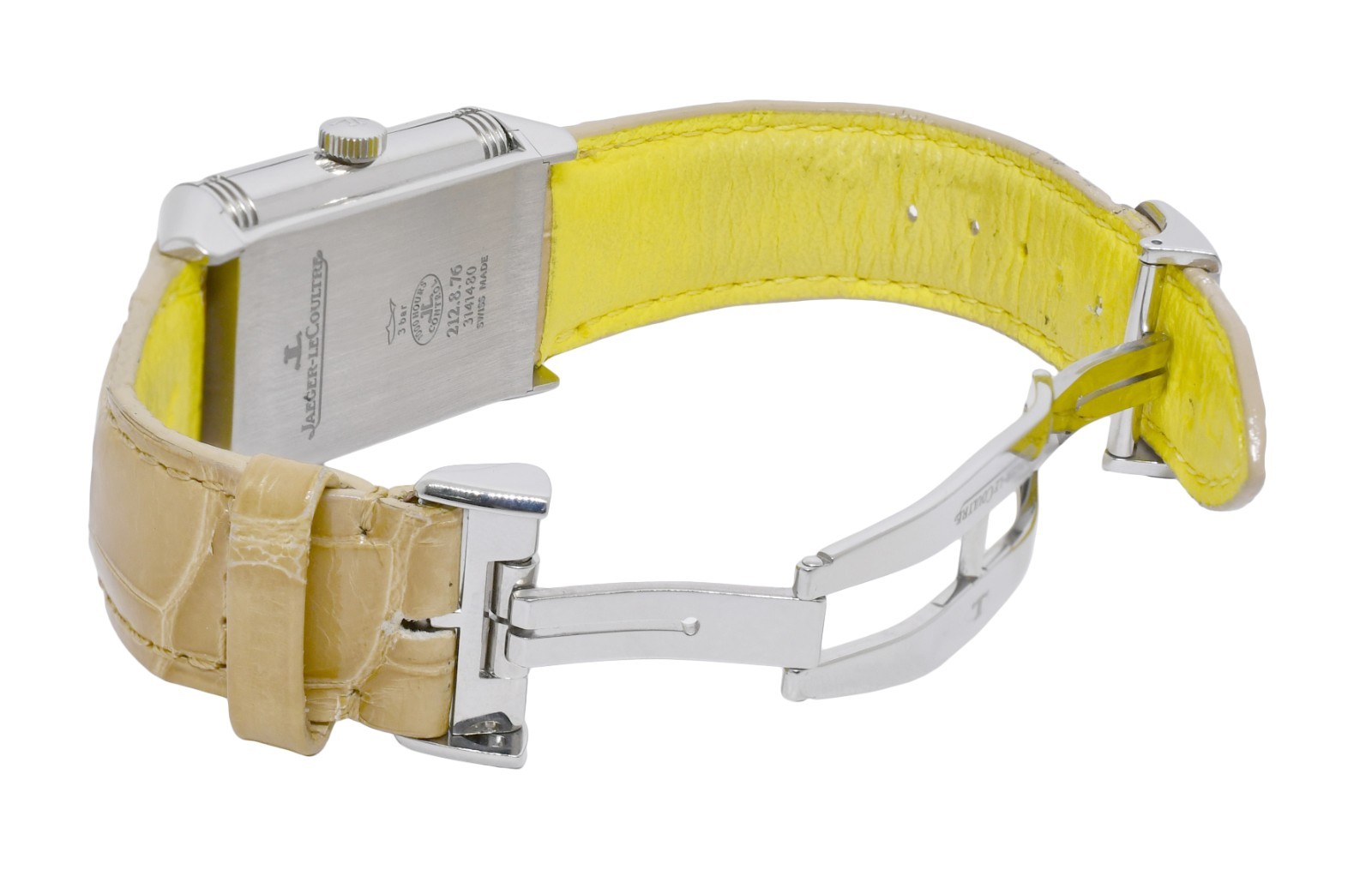 Jaeger LeCoultre Reverso Classic Duetto Diamond 24mm Watch B/P Q2578420 212.8.76