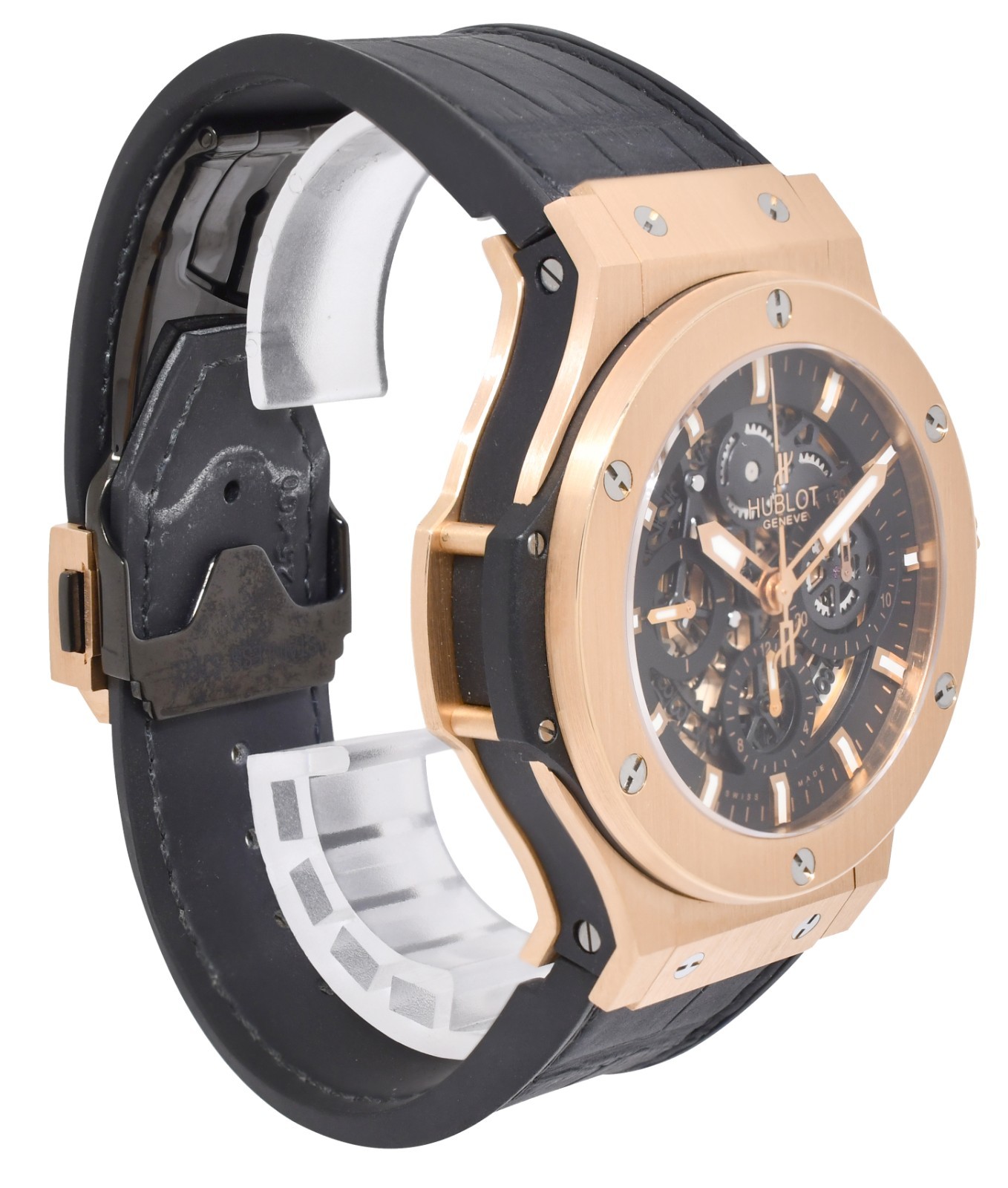 Hublot Big Bang Aero Bang 18k Rose Gold Skeleton 44mm Watch B/P 311.PX.1180.GR Hublot Big Bang Aero Bang 18k Rose Gold Skeleton 44mm Watch B/P 311.PX.1180.GR