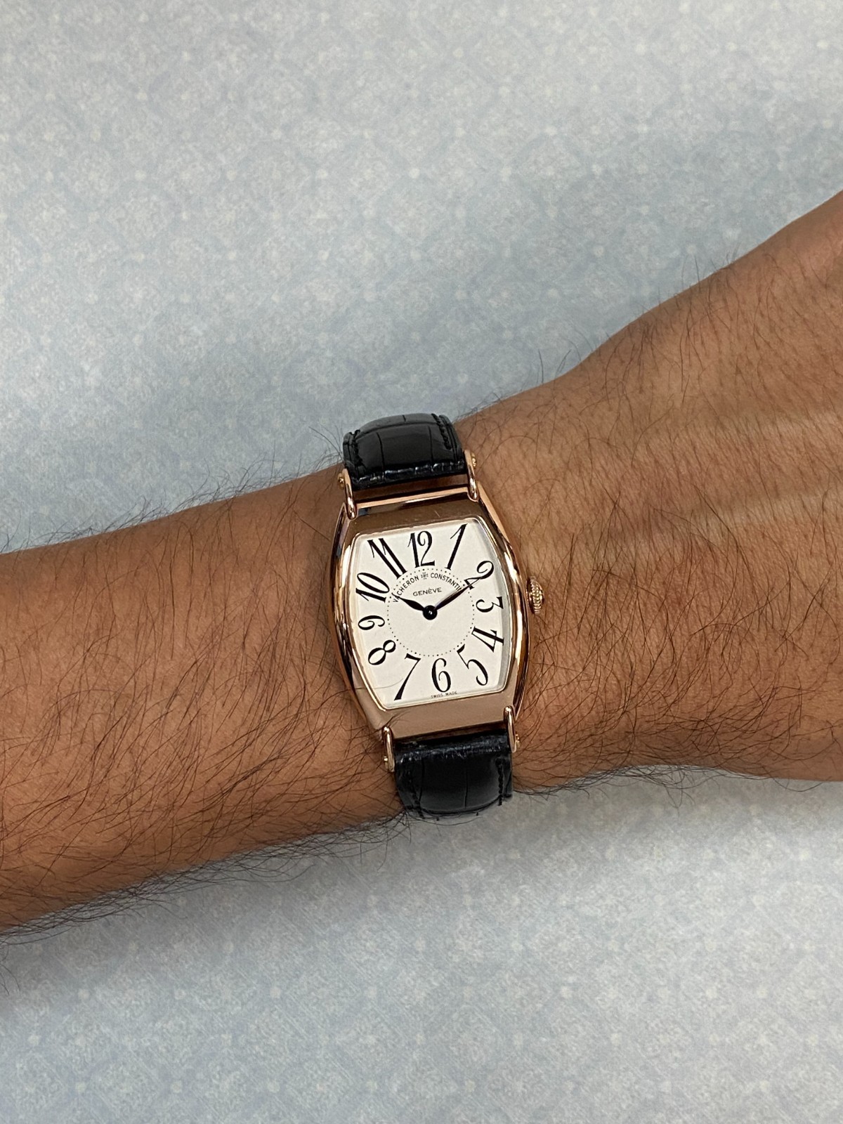 Vacheron Constantin 1912 Les Historiques 18k Rose Gold Mens Watch