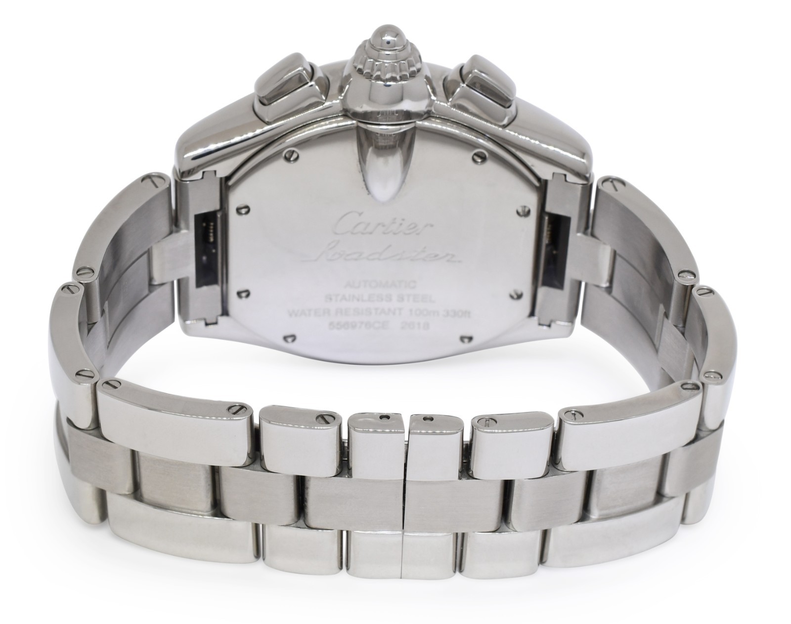 Cartier Roadster XL Chronograph Steel Silver Dial Automatic Watch W62006X6 2618