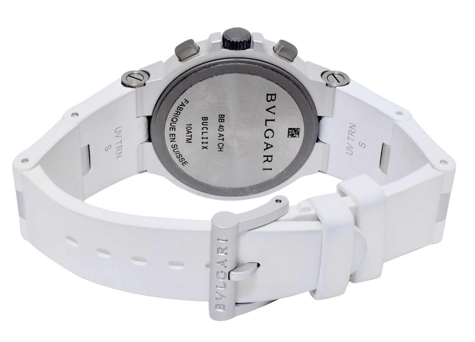 Bvlgari Bvlgari Chronograph Aluminum White 40mm Automatic Watch B/P '25 BB40ATCH