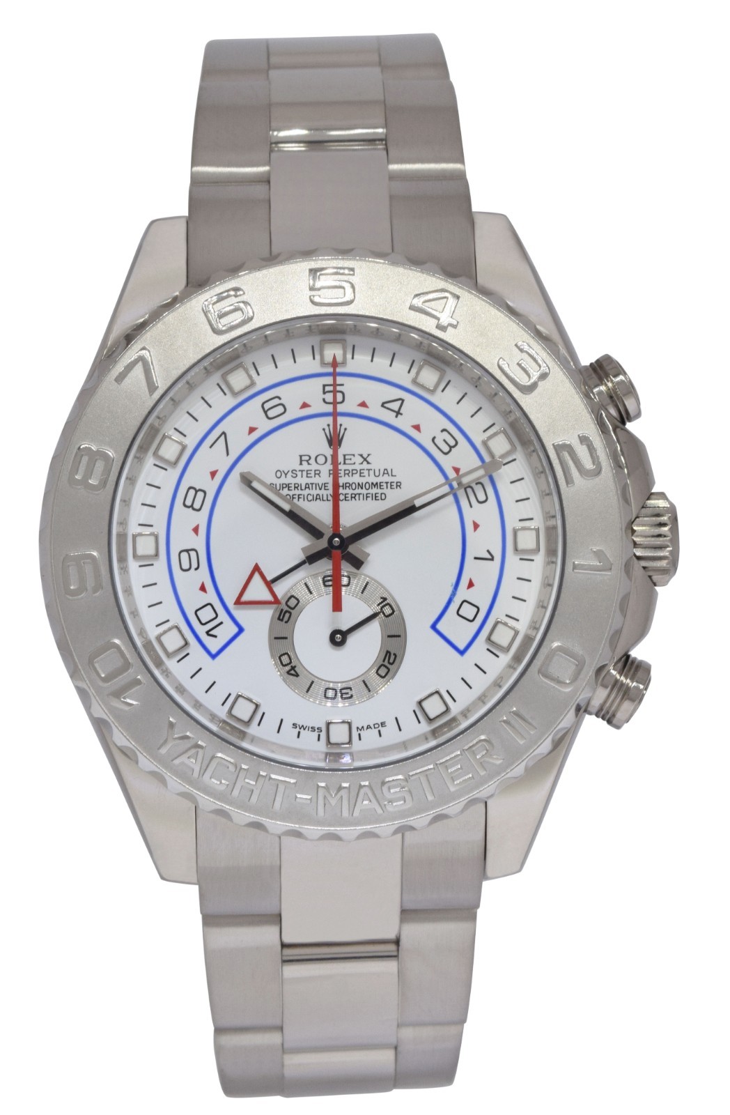 Rolex Yacht-Master II 18k White Gold & Platinum Bezel 44mm Watch  Z '06 116689
