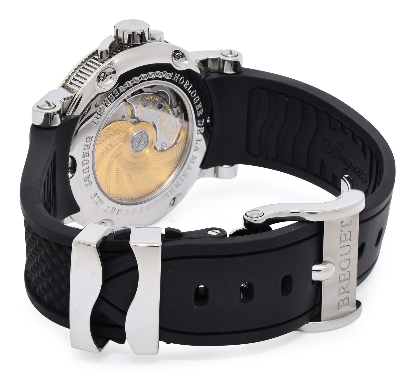 Breguet Marine Big Date Steel Black Dial Mens 39mm Watch 5817ST/12/5V8 Breguet Marine Big Date Steel Black Dial Mens 39mm Watch 5817ST/12/5V8