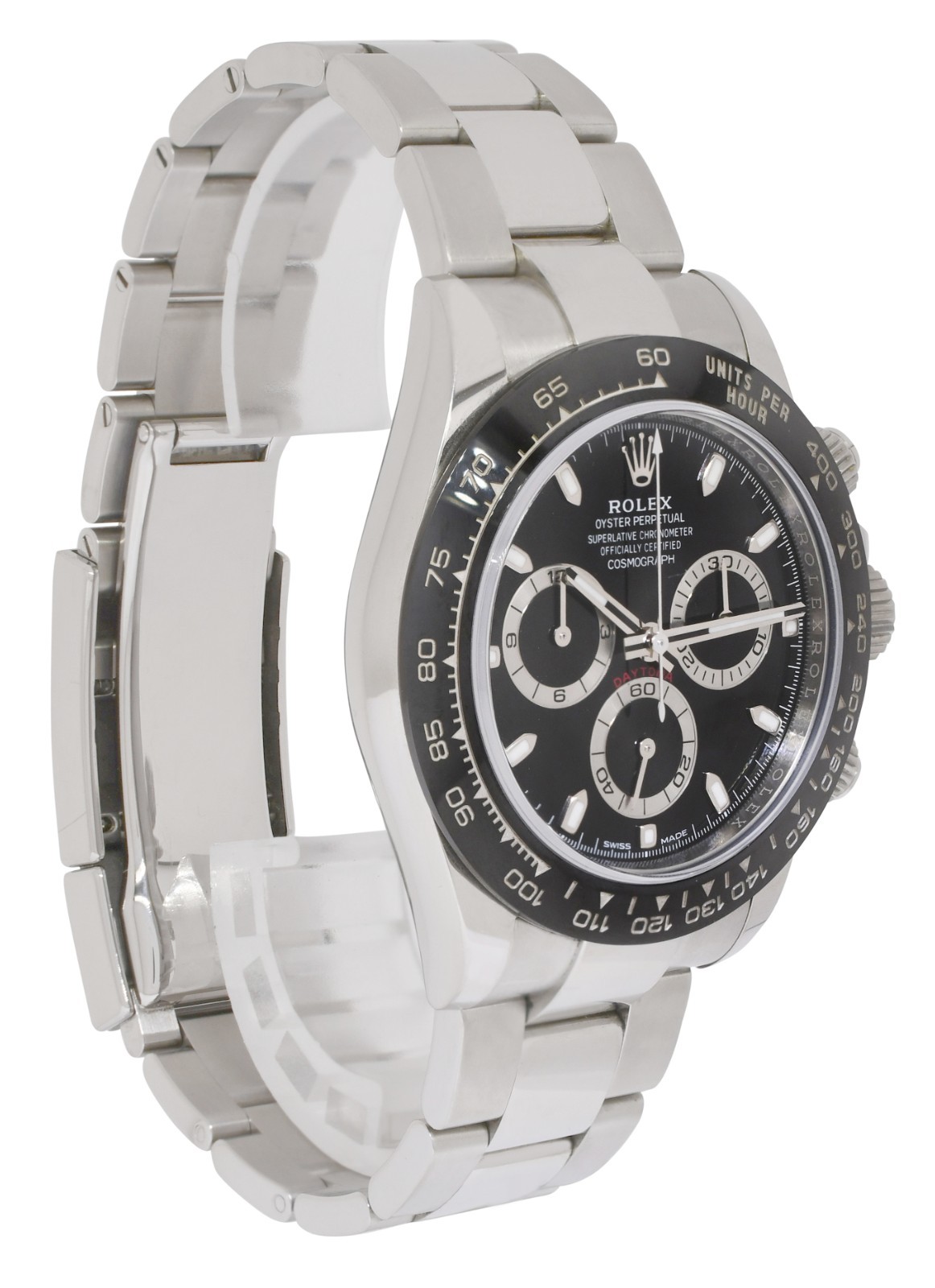 Rolex NEW Daytona Chronograph Steel & Ceramic Watch Black B/P '20 116500