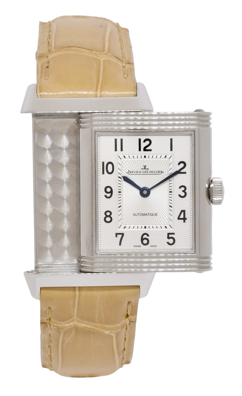 Jaeger LeCoultre Reverso Classic Duetto Diamond 24mm Watch B/P Q2578420 212.8.76