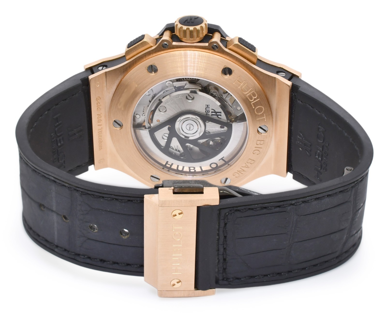 Hublot Big Bang Aero Bang 18k Rose Gold Skeleton 44mm Watch B/P 311.PX.1180.GR Hublot Big Bang Aero Bang 18k Rose Gold Skeleton 44mm Watch B/P 311.PX.1180.GR
