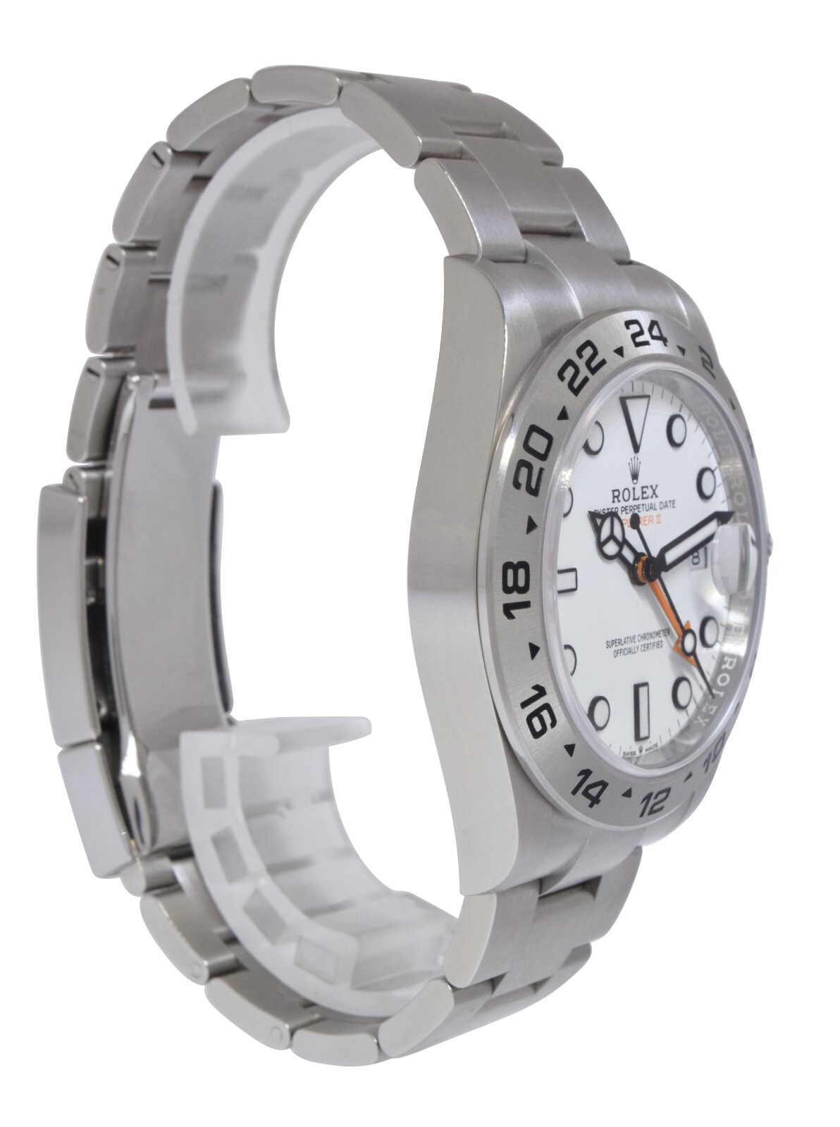 Rolex Explorer II GMT Steel Polar White Dial Mens 42mm Watch +Card '22 226570