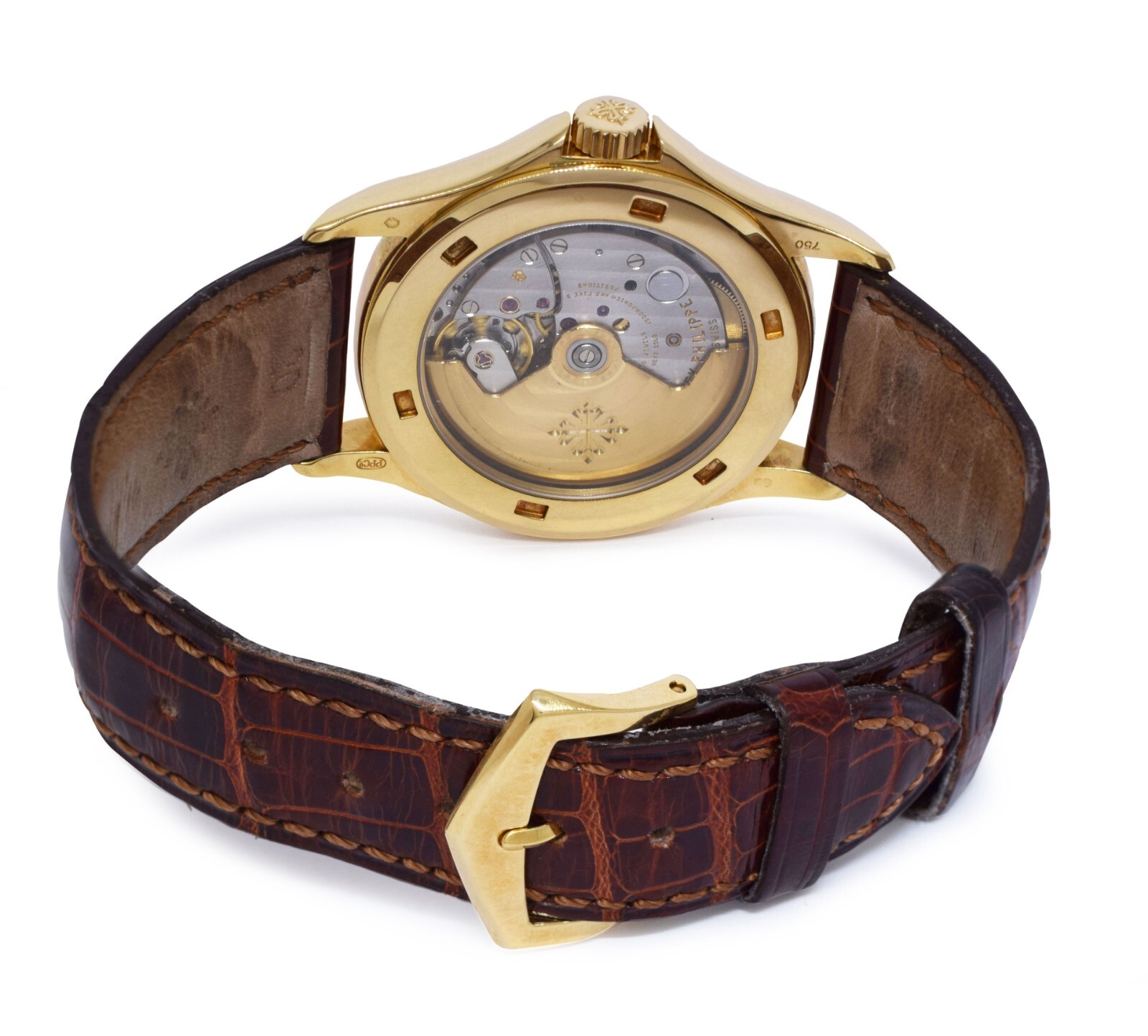 Patek Philippe Calatrava 5107 18k Yellow Gold Mens 37mm Automatic Watch 5107J