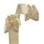 Earrings Ladies Modern 18k Yellow Gold 4.00 Carat Chocolate Diamonds Earrings Ladies Modern 18k Yellow Gold 4.00 Carat Chocolate Diamonds