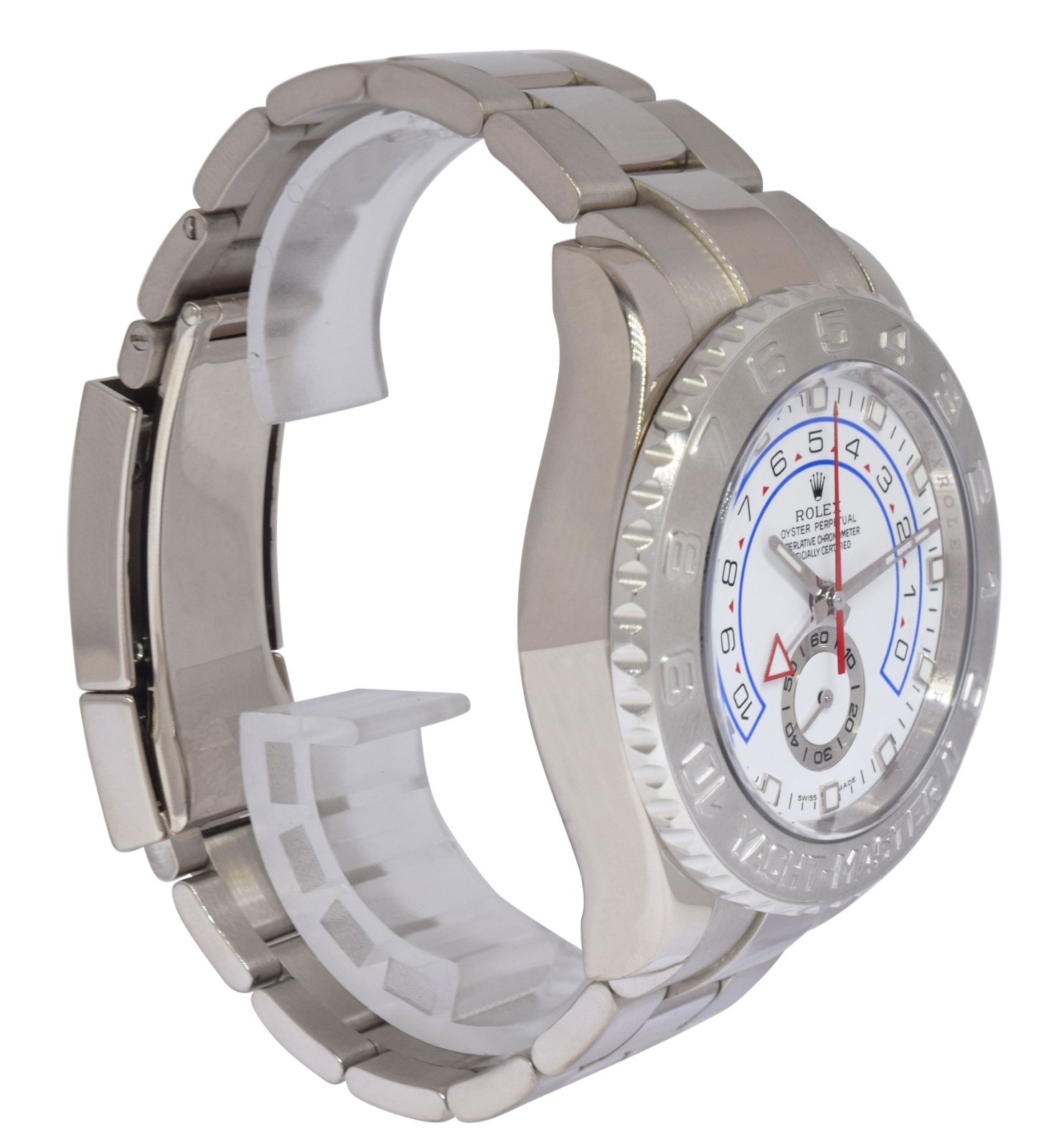 Rolex Yacht-Master II 18k White Gold & Platinum Bezel 44mm Watch  Z '06 116689