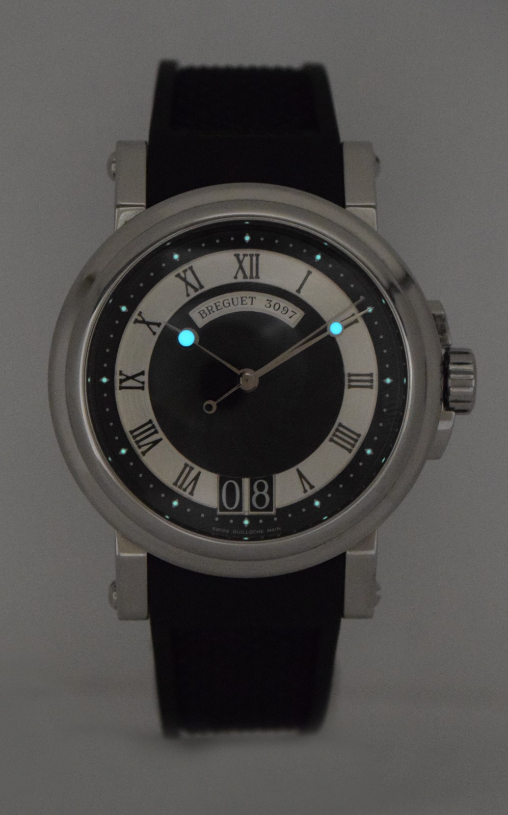 Breguet Marine Big Date Steel Black Dial Mens 39mm Watch 5817ST/12/5V8 Breguet Marine Big Date Steel Black Dial Mens 39mm Watch 5817ST/12/5V8