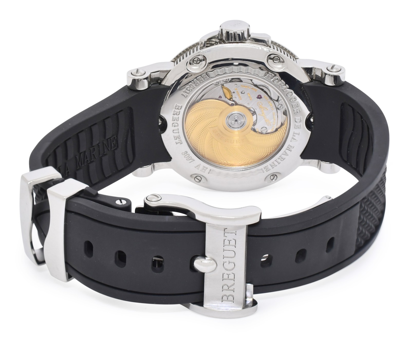 Breguet Marine Big Date Steel Black Dial Mens 39mm Watch 5817ST/12/5V8 Breguet Marine Big Date Steel Black Dial Mens 39mm Watch 5817ST/12/5V8