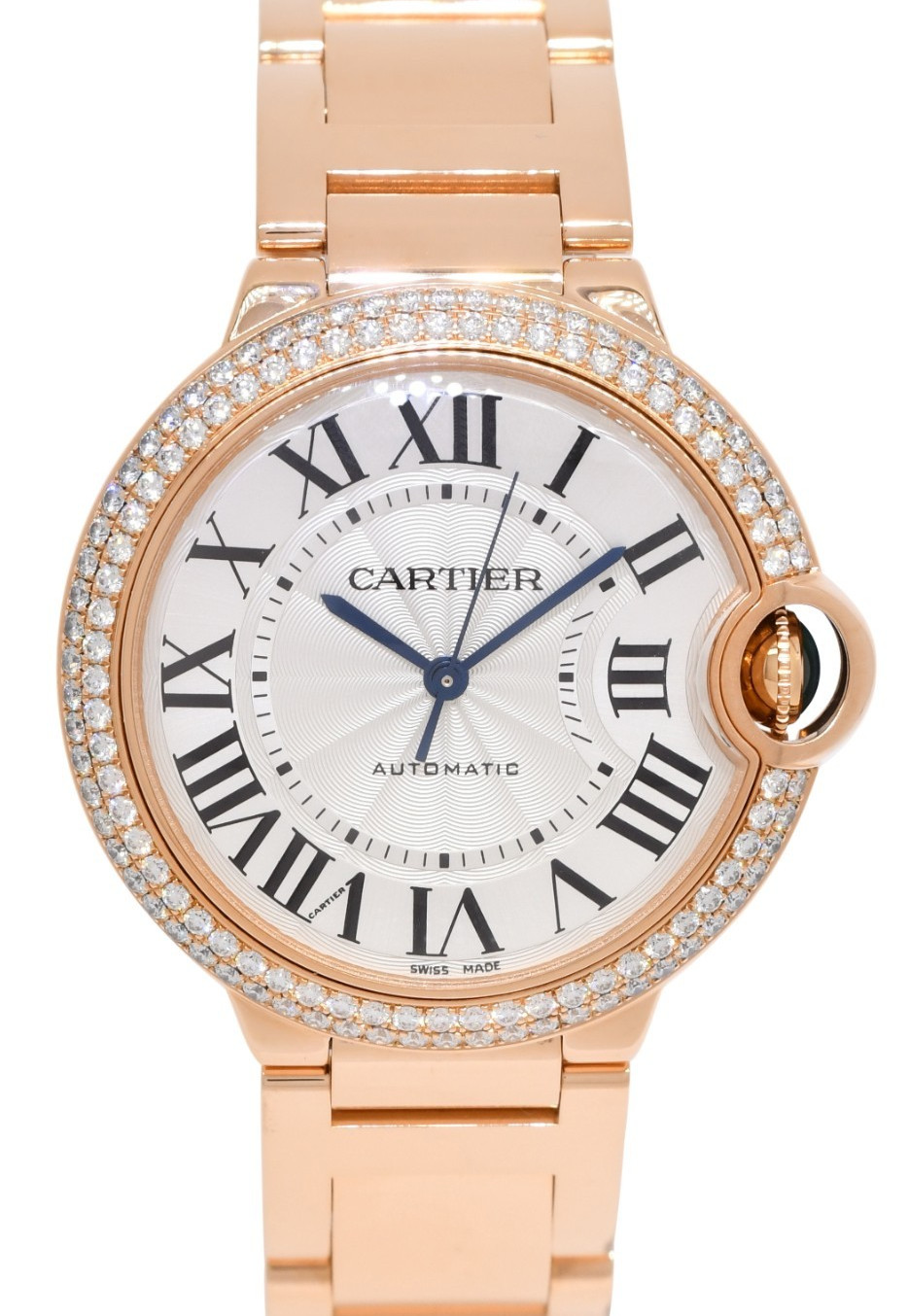 Cartier Ballon Bleu 36mm 18k Rose Gold Diamond Bezel Watch WJBB0067 4407 Cartier Ballon Bleu 36mm 18k Rose Gold Diamond Bezel Watch WJBB0067 4407