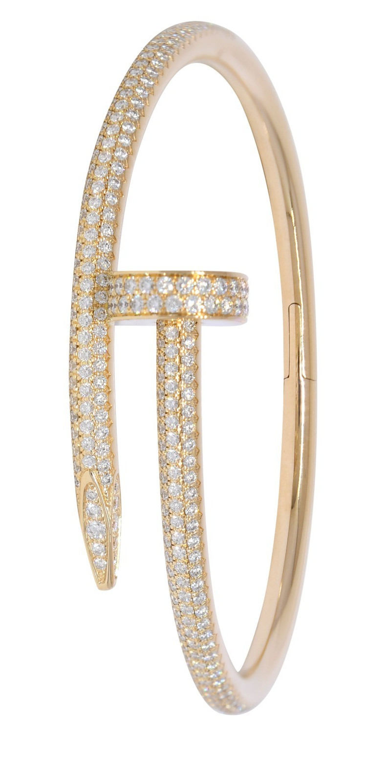 Cartier Juste Un Clou Bracelet 15cm Yellow Gold Pave Diamond B/P '16 N6709815 Cartier Juste Un Clou Bracelet 15cm Yellow Gold Pave Diamond B/P '16 N6709815