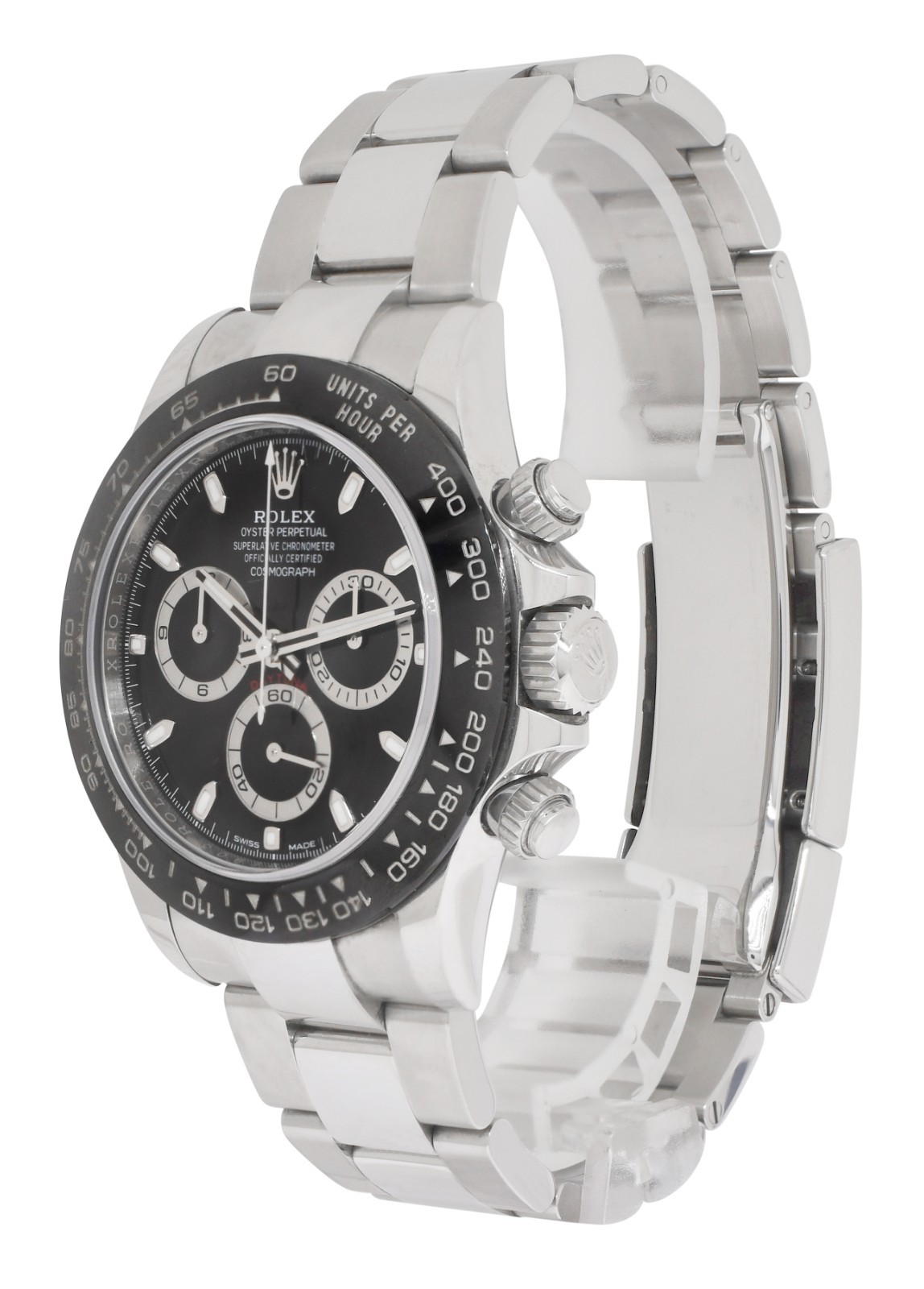 Rolex NEW Daytona Chronograph Steel & Ceramic Watch Black B/P '20 116500