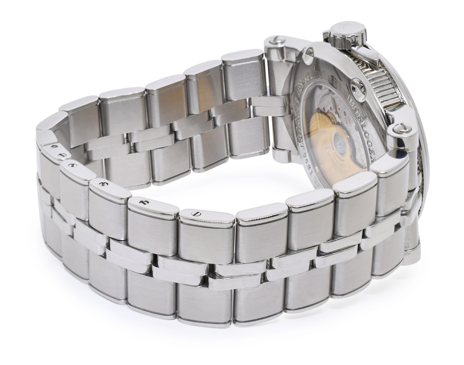 Breguet Marine Big Date Steel Silver Dial Mens 39mm Watch +Papers 5817ST/12/SV0