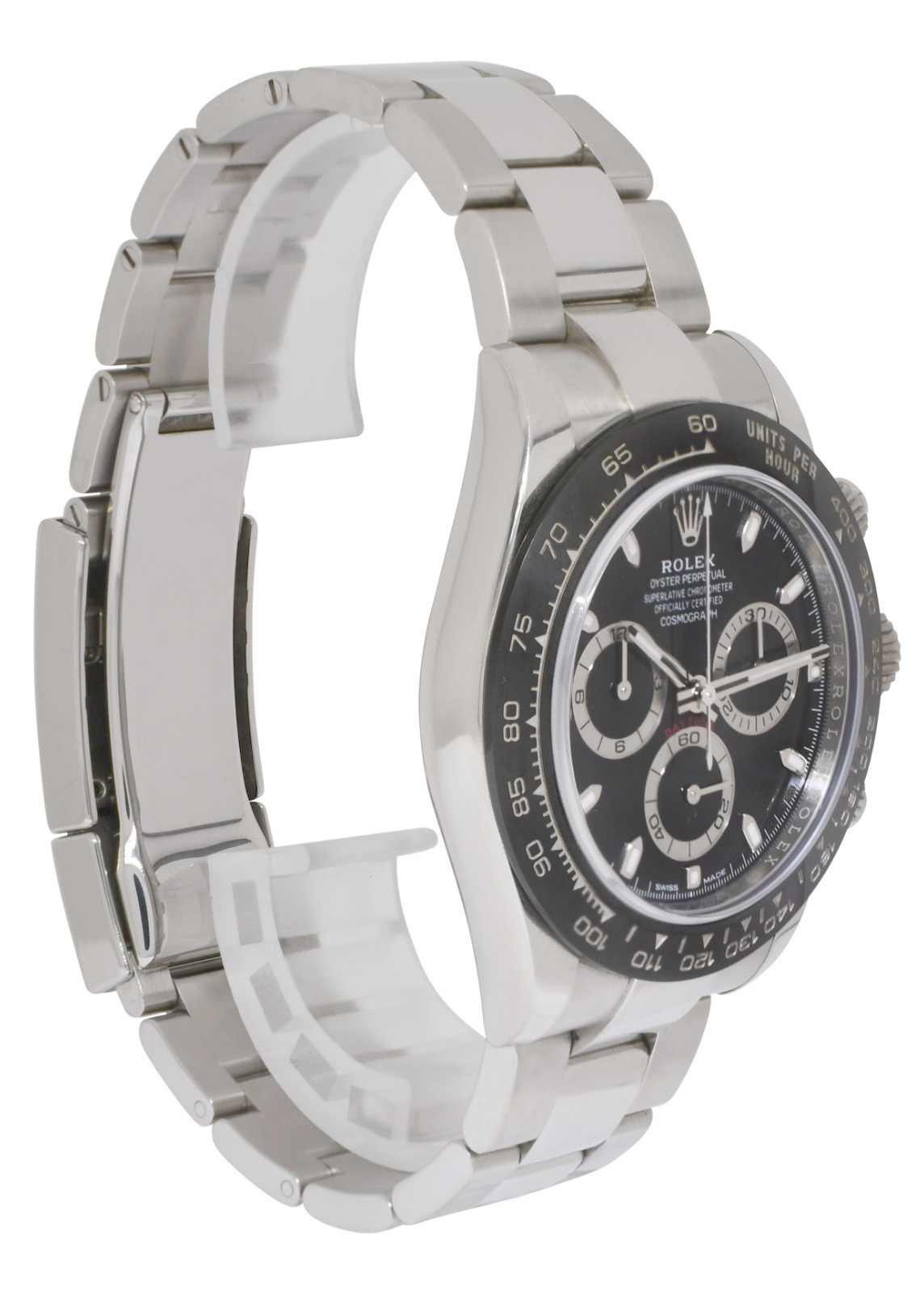Rolex NEW Daytona Chronograph Steel & Ceramic Watch Black B/P '20 116500