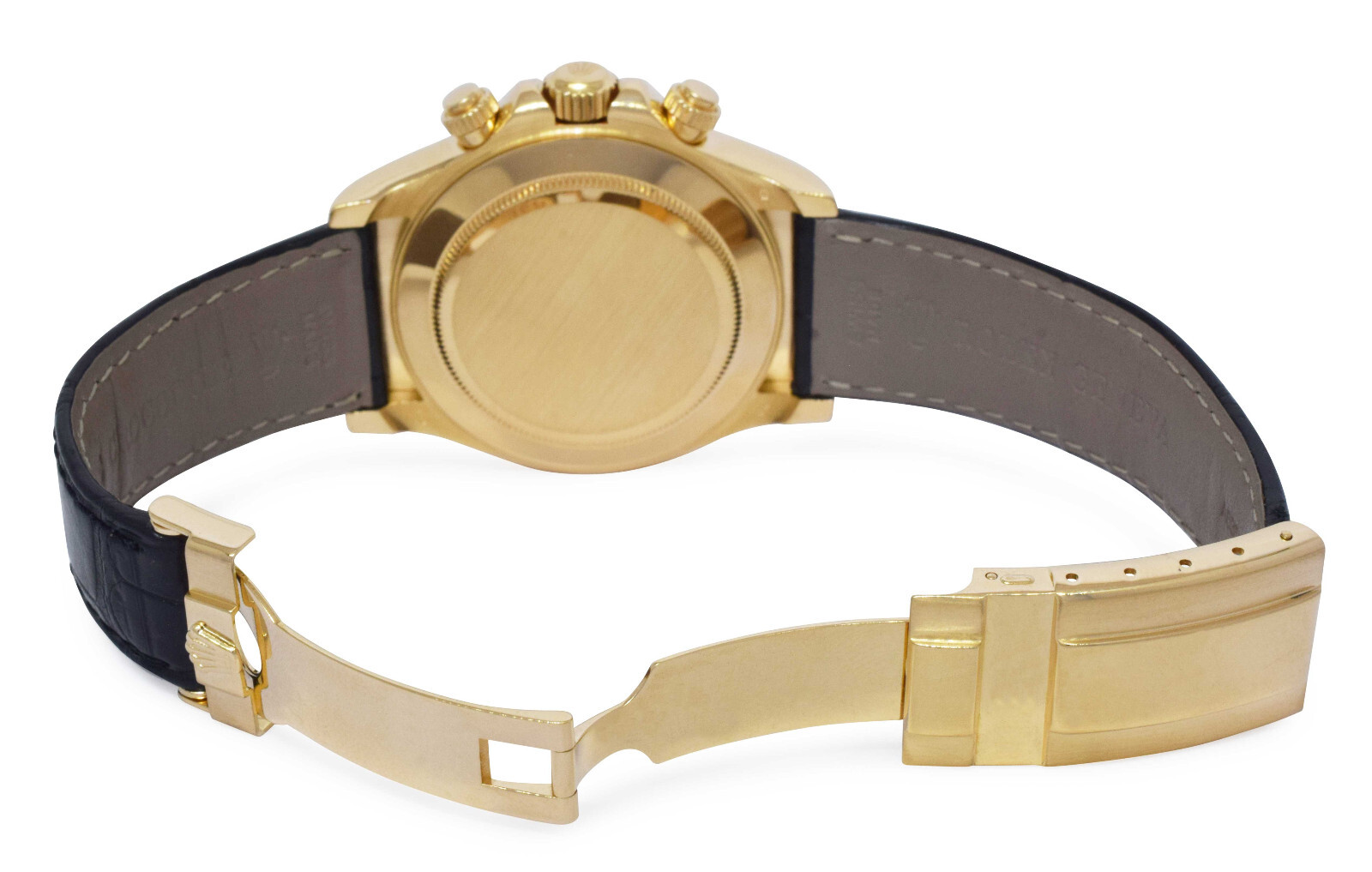 Rolex Daytona Chronograph 18k Yellow Gold White Arabic 40mm Watch B/P P 116518