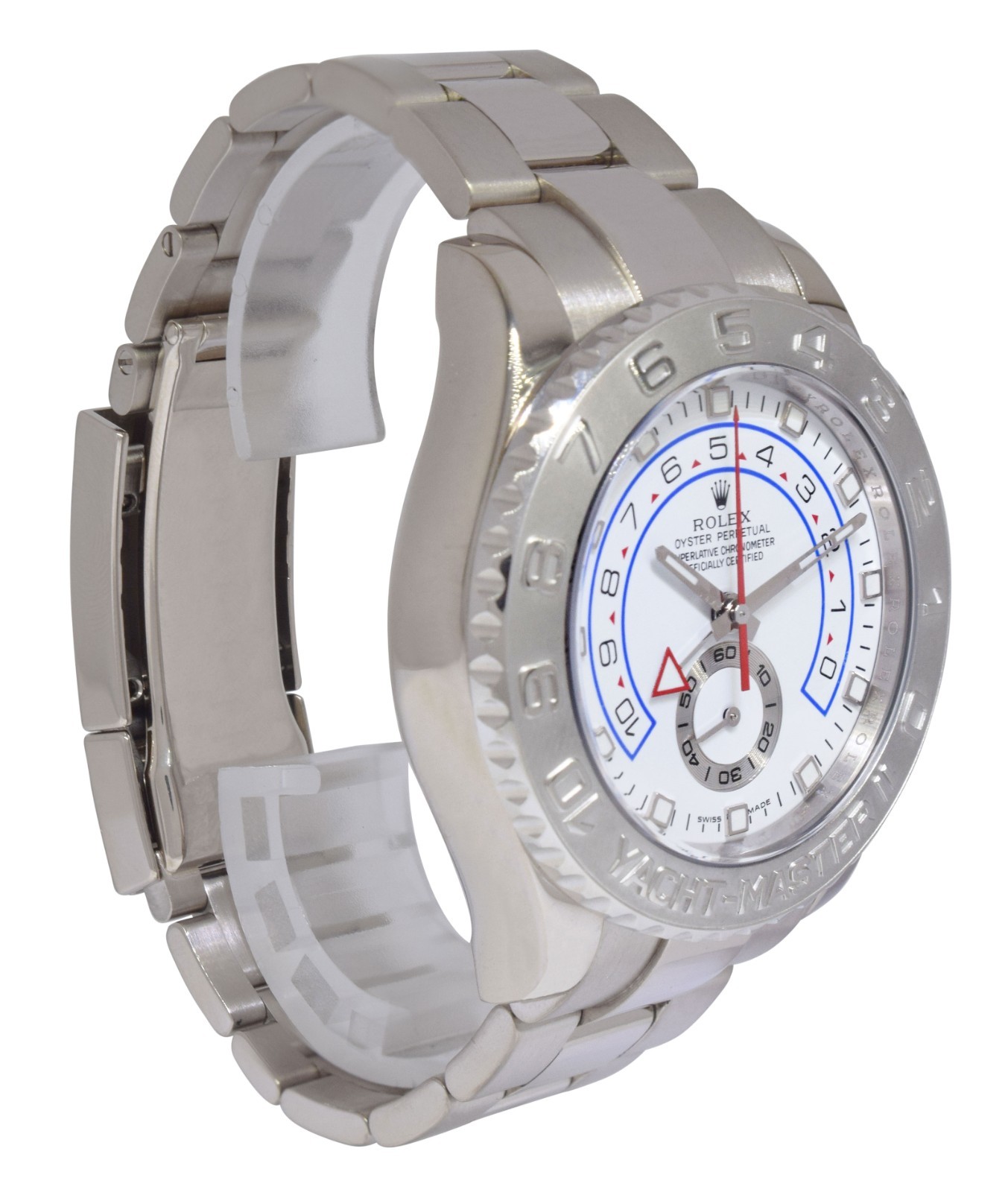 Rolex Yacht-Master II 18k White Gold & Platinum Bezel 44mm Watch  Z '06 116689