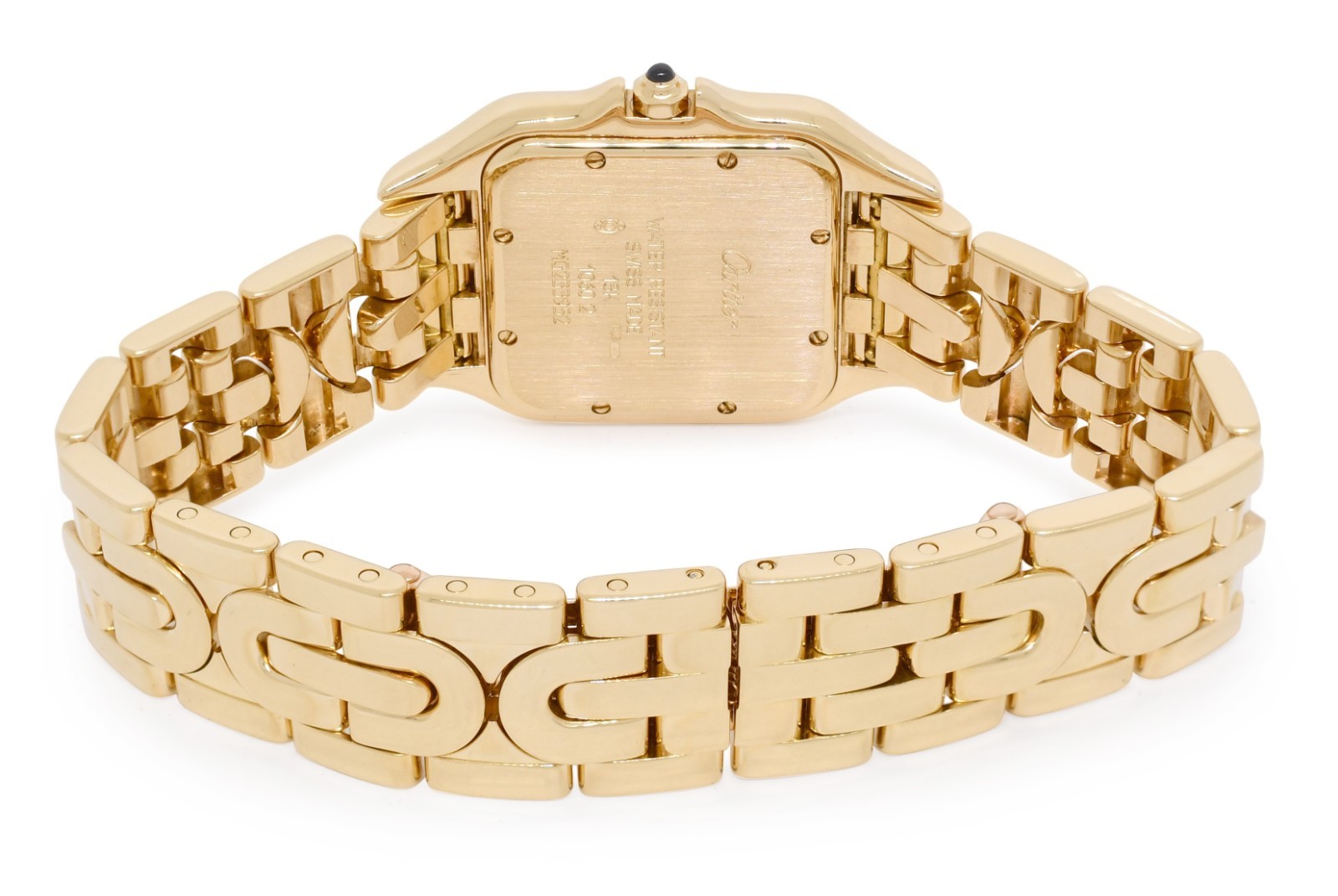 Cartier Panthere Large 18k Yellow Gold Art Deco Quartz Watch W25014N3 1060