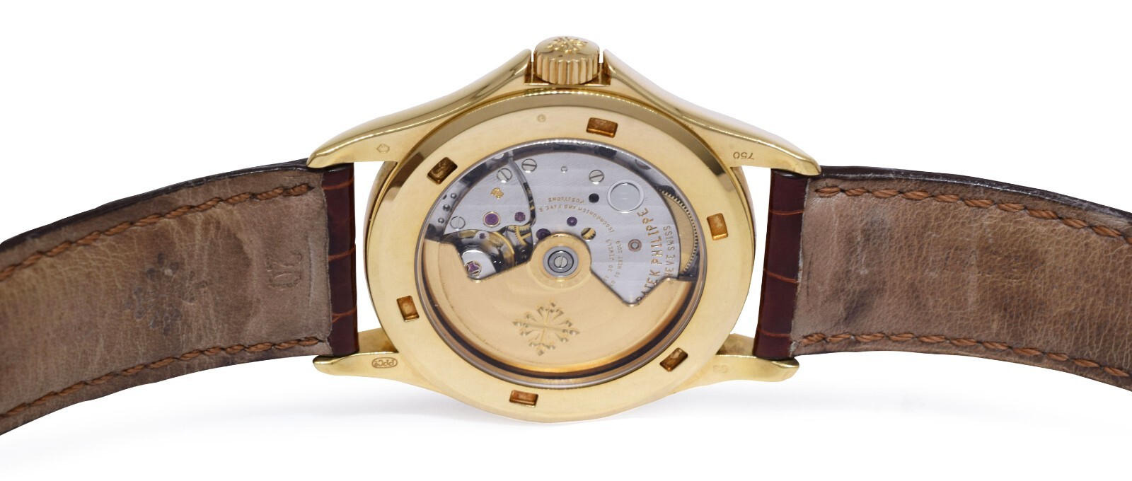 Patek Philippe Calatrava 5107 18k Yellow Gold Mens 37mm Automatic Watch 5107J