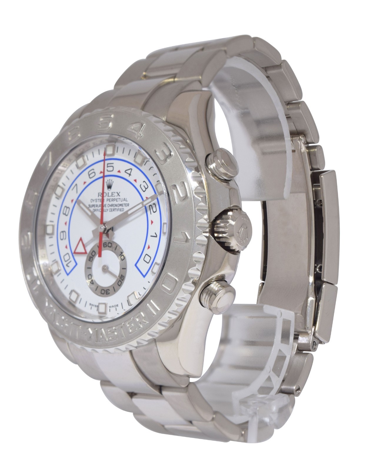 Rolex Yacht-Master II 18k White Gold & Platinum Bezel 44mm Watch  Z '06 116689